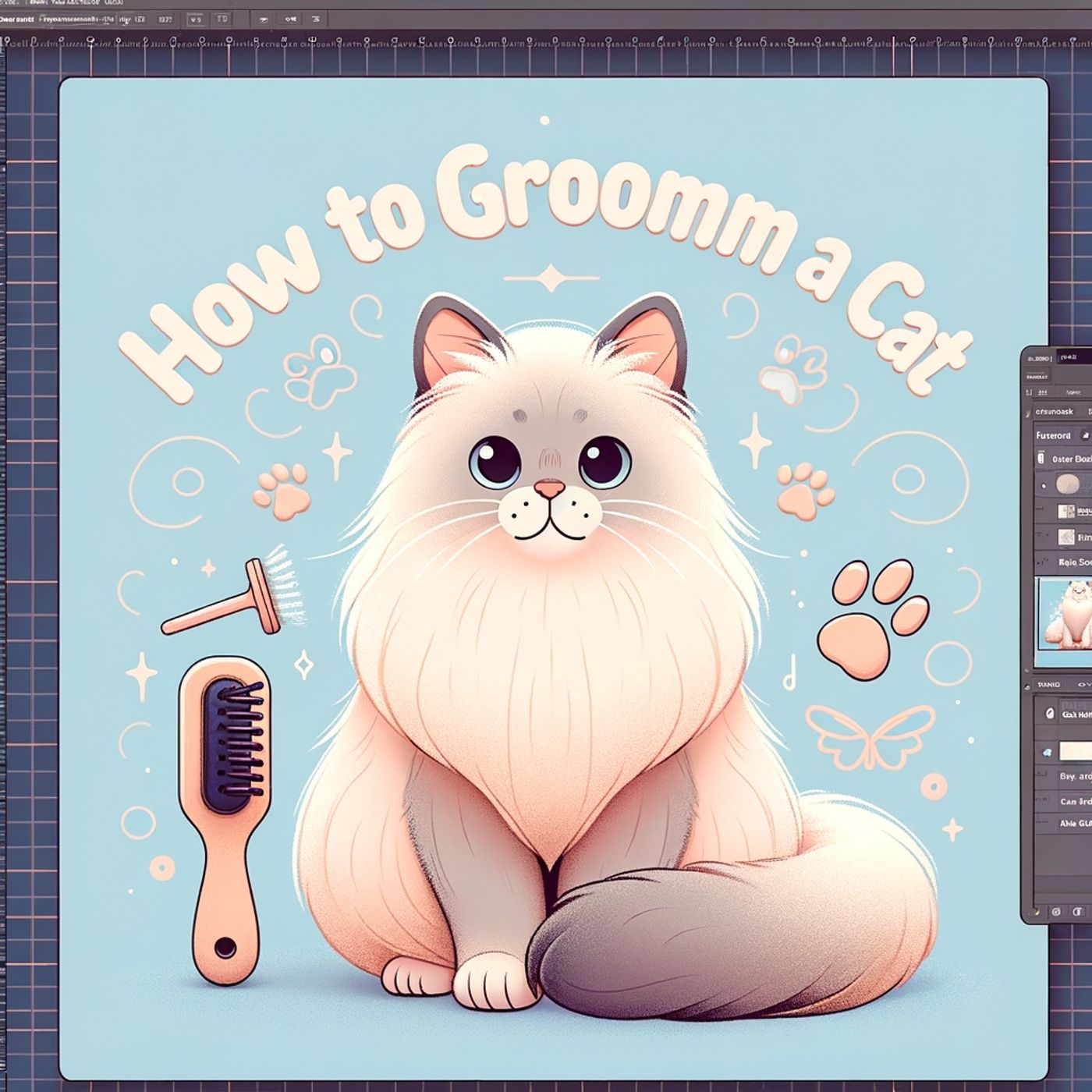 How to groom a cat