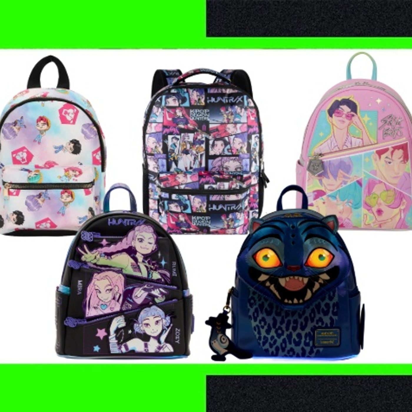 The Best ‘KPop Demon Hunters’ Backpacks for the School Year Ahead, Featuring 3D and Glow-In-The-Dark Designs