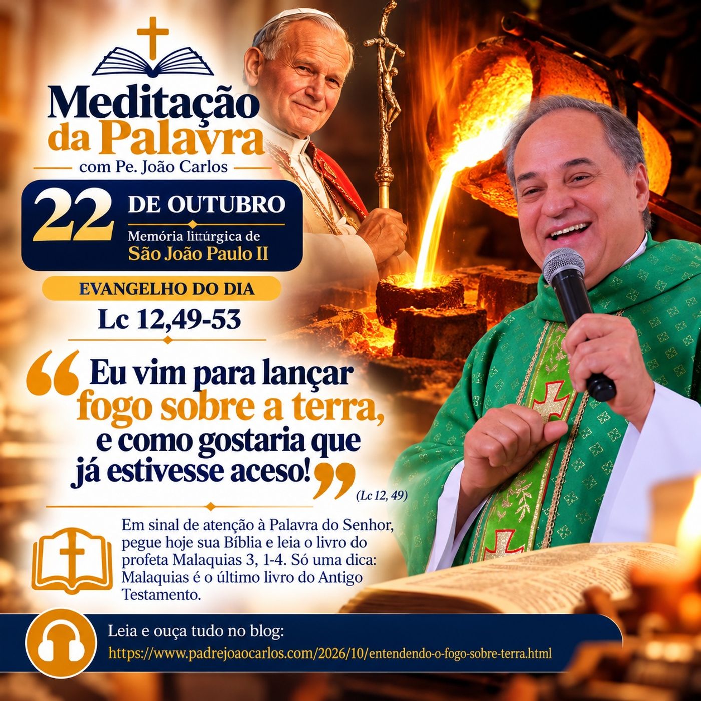 22 de Outubro - Meditação da Palavra do Senhor