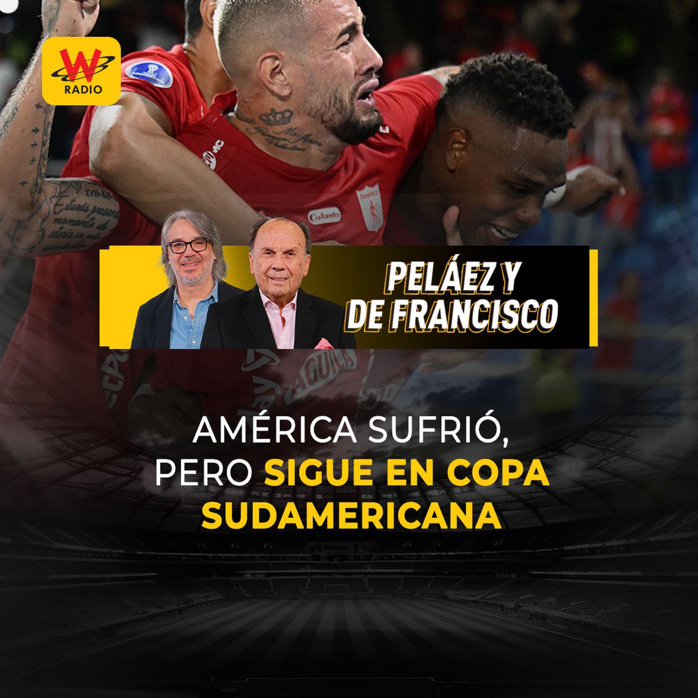 América sufrió, pero sigue en Copa Sudamericana