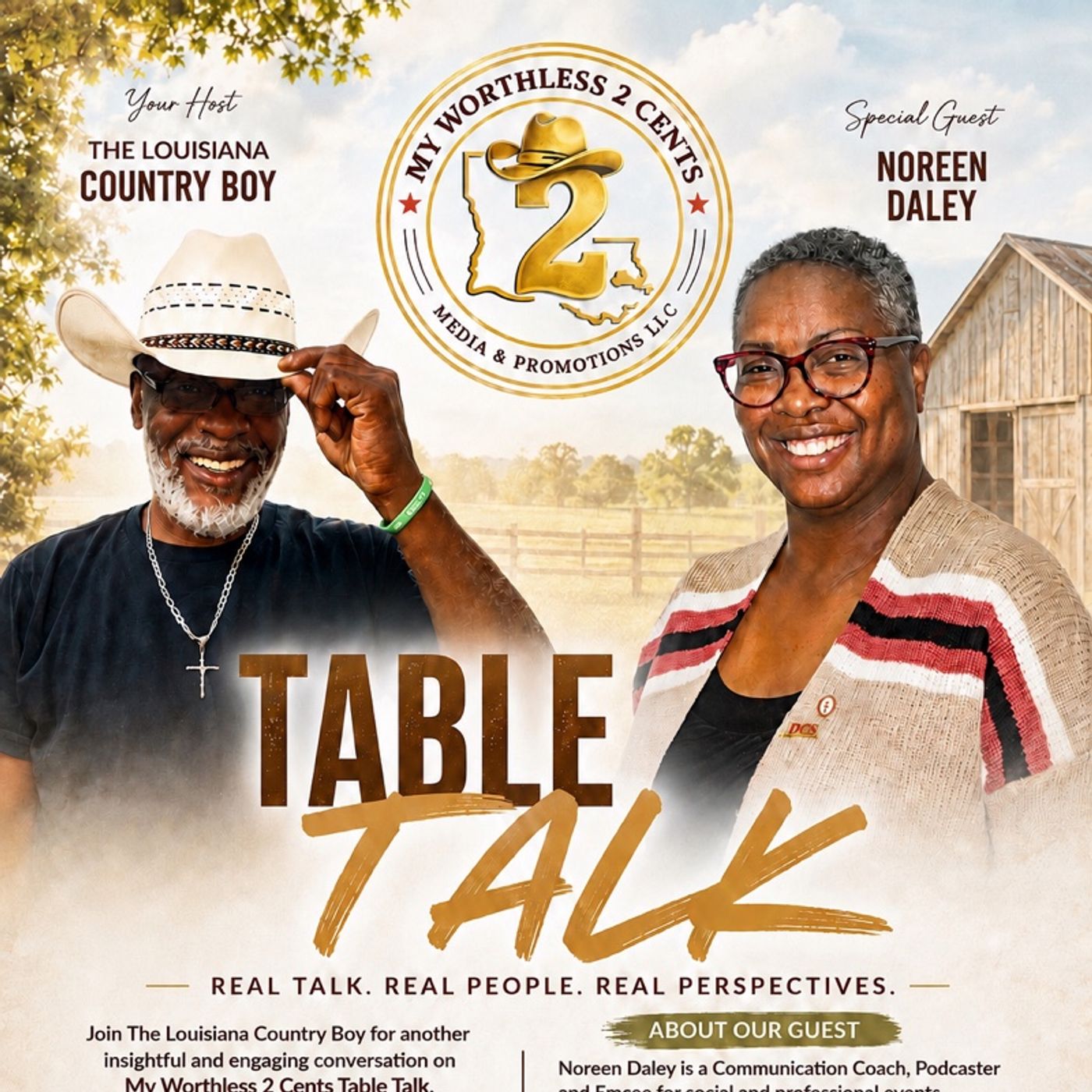Noreen Daley joins My Worthless 2cents Table Talk episode artwork