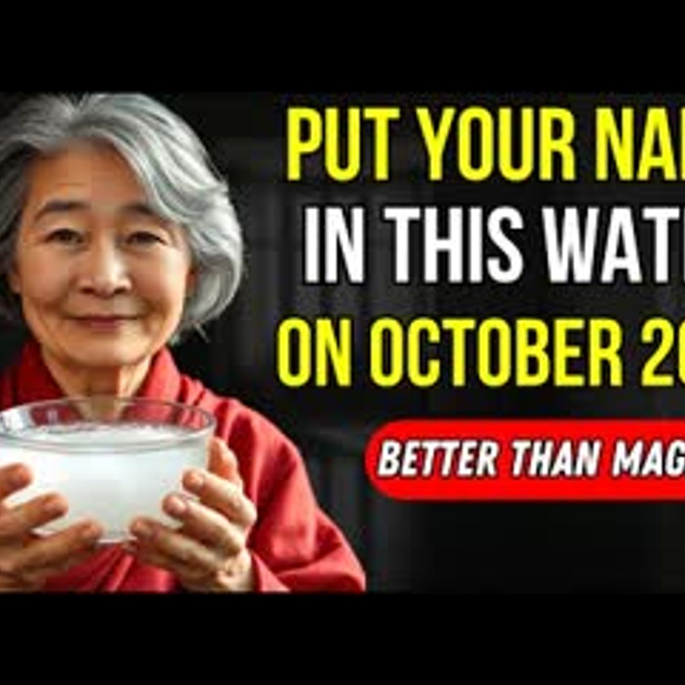 Put YOUR NAME in THIS WATER on OCTOBER 20th and ATTRACT A LOT OF MONEY   Buddhist Teachings