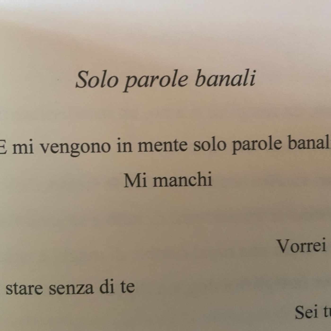 Cronache di un\'assenza