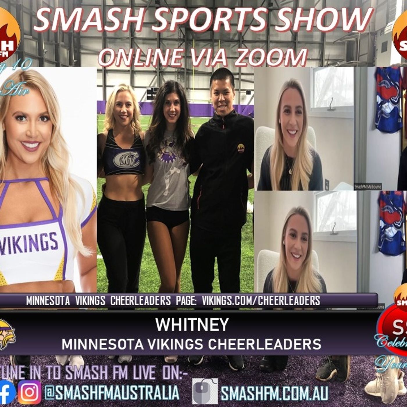 SSS10THYR: Minnesota Vikings Cheerleaders Whitney Interviews 190124