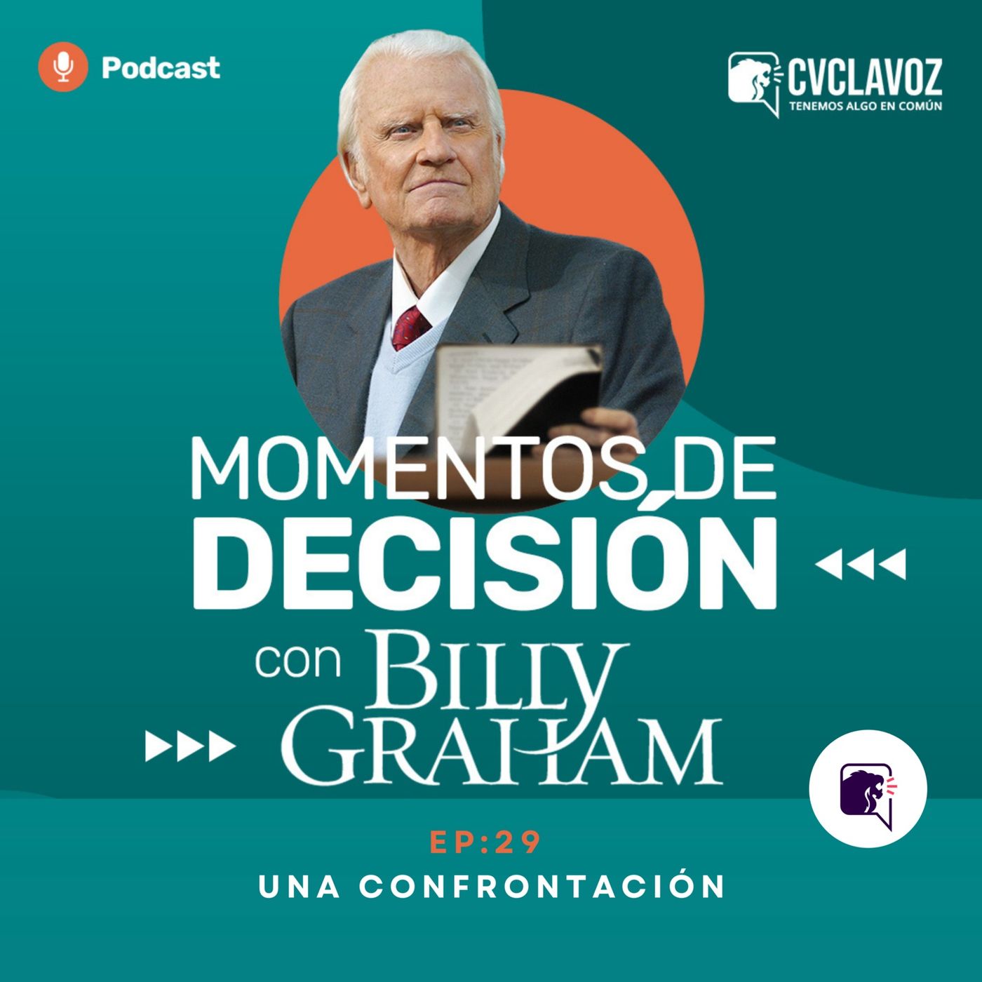 Portada de Momentos de Decisión con Billy Graham