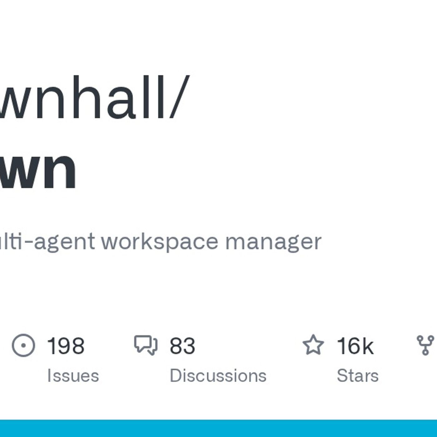 GitHub - gastownhall/gastown: Gas Town - multi-agent workspace manager