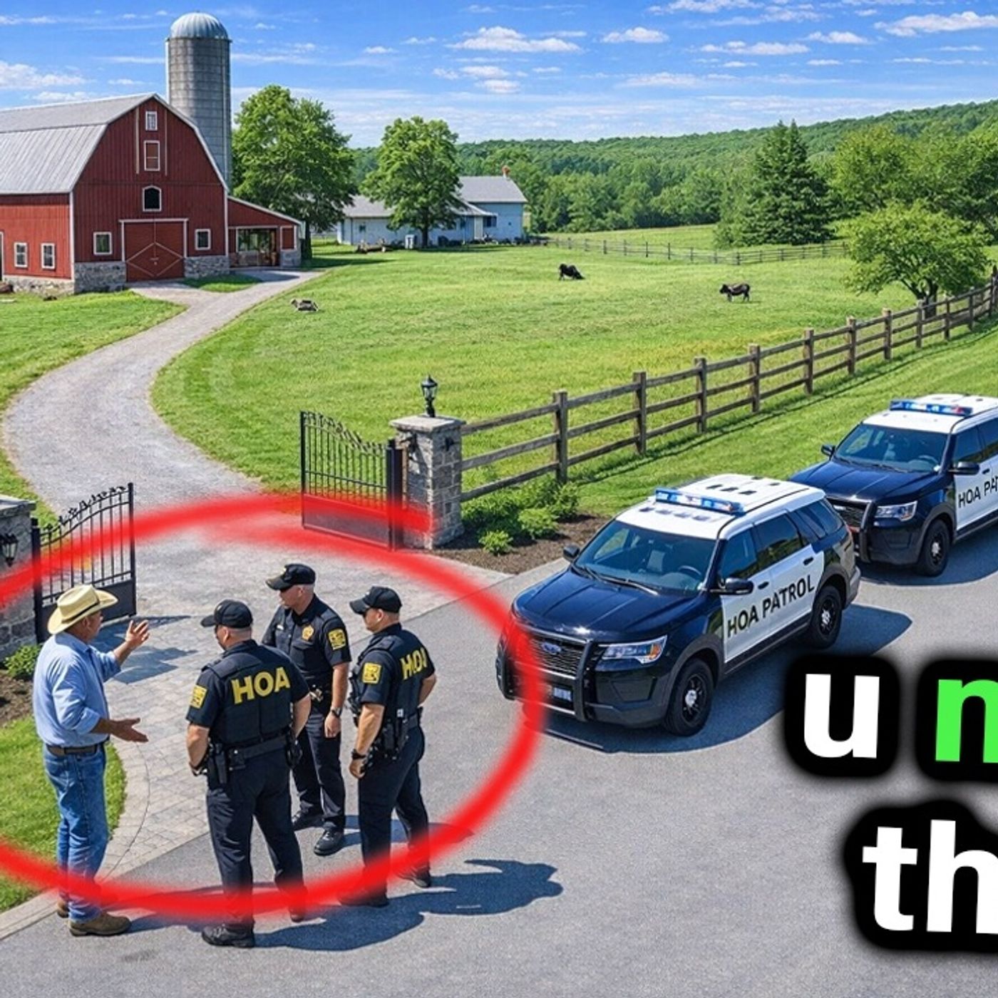 I Bought & Restored an Abandoned 100-Year-Old Farm House.. HOA Sent HOA Officers to ANNEX My Property!