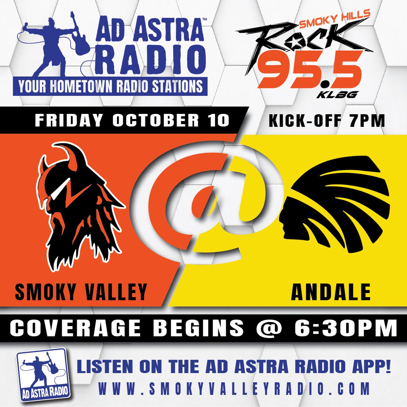 Smoky Valley Vikings at Andale Indians Football (SV Broadcast-October 10, 2025) episode artwork