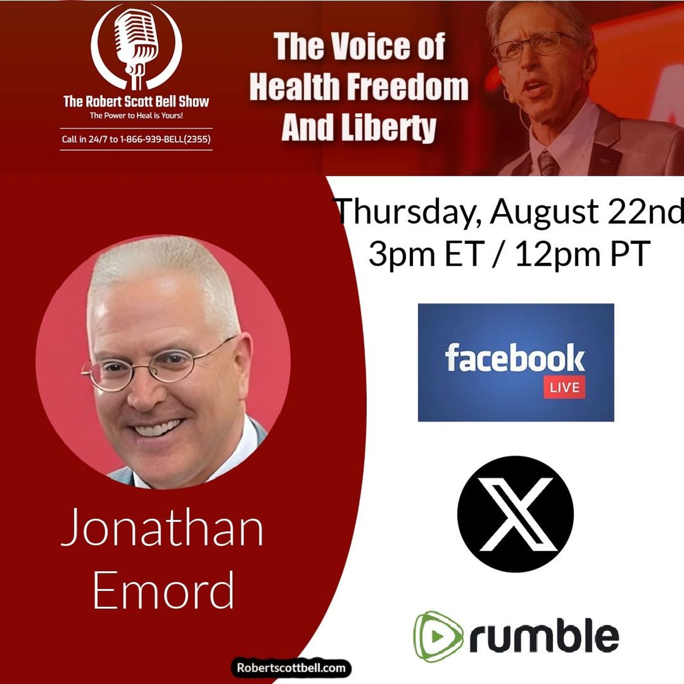 Jonathan Emord, Kamala economics, Socialist price controls, Defeat censorship - The RSB Show 8-22-24 episode artwork