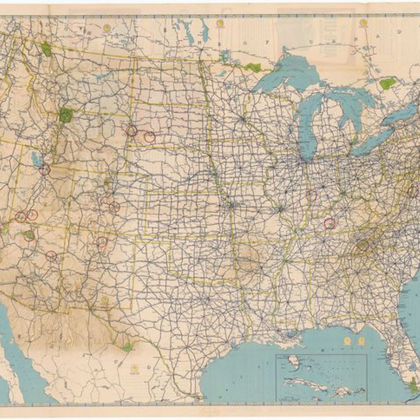 Driving across the USA in 1946