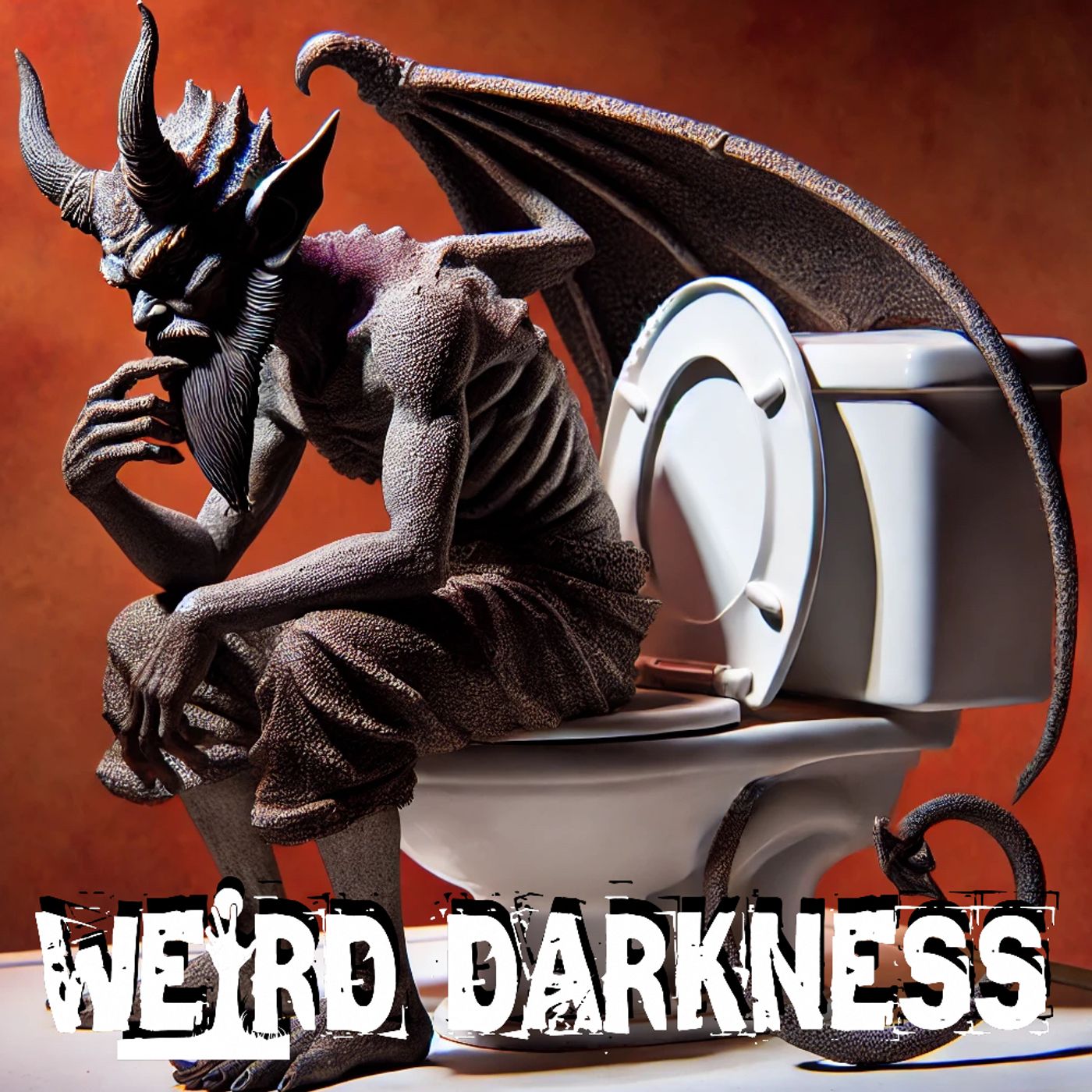 cover of episode “THE DEMON OF FECES” and More Devilishly Creepy True Stories! #WeirdDarkness