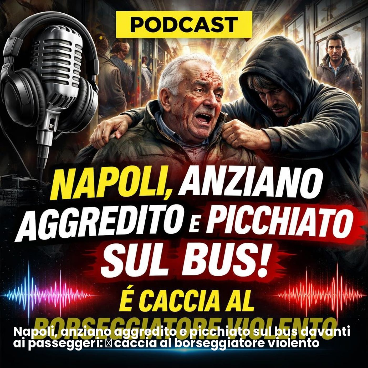 Napoli, anziano aggredito e picchiato sul bus davanti ai passeggeri: è caccia al borseggiatore violento episode artwork