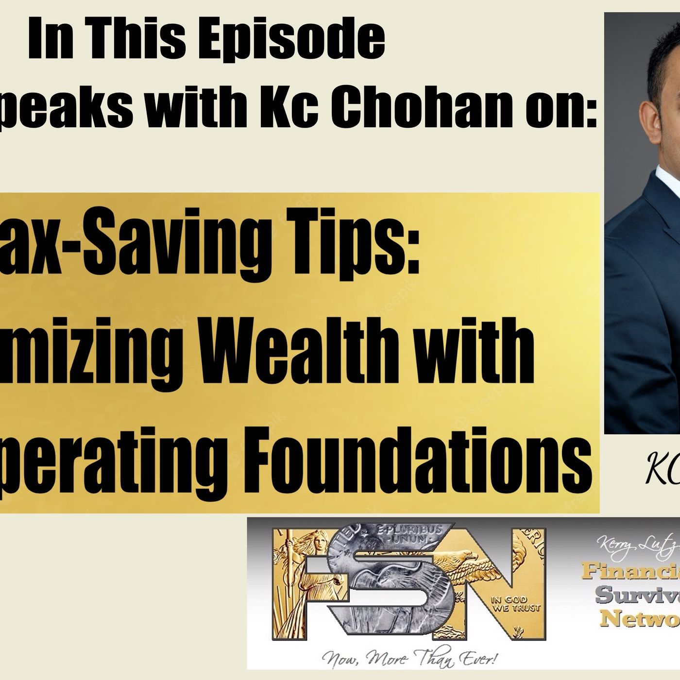 cover of episode Tax-Saving Tips: Maximizing Wealth with Non-Operating Foundations - KC Chohan #6106