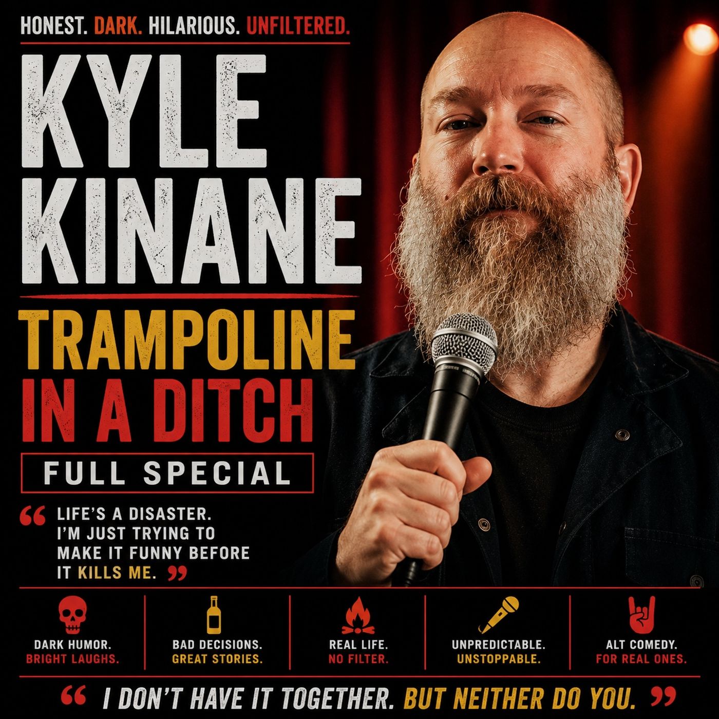 Kyle Kinane - Trampoline In A Ditch Full Special (Stand-up Comedy) episode artwork