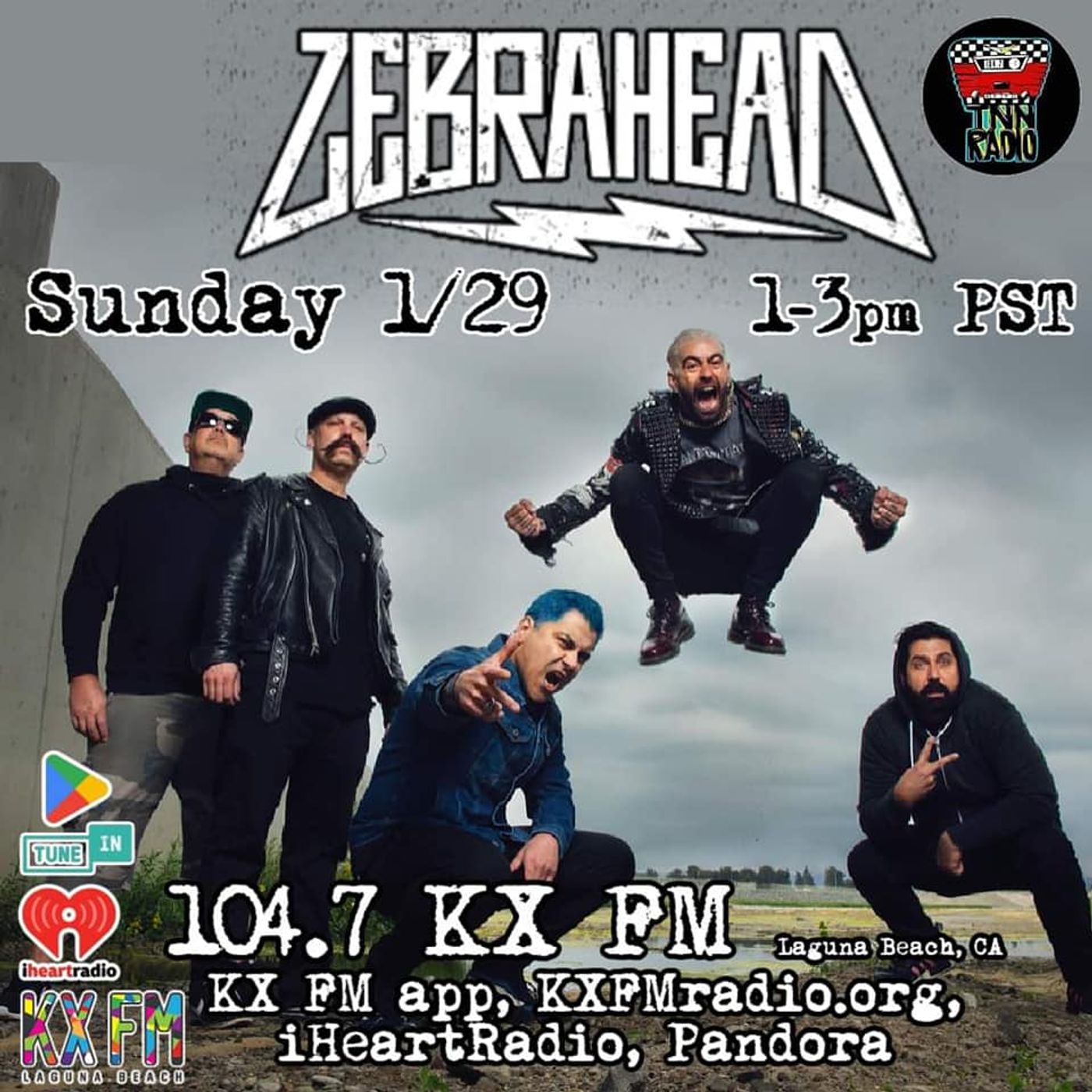 TNN RADIO | January 29. 2023 with Zebrahead and The Sherlocks episode artwork