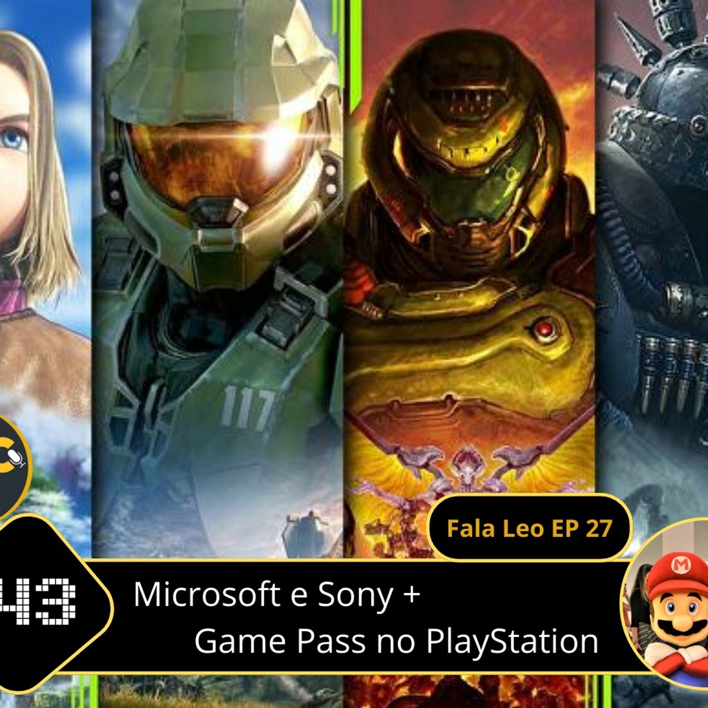 Fala Gamer Cast - #143 Fala Leo EP 27 - Microsoft e Sony + Game Pass no PlayStation episode artwork