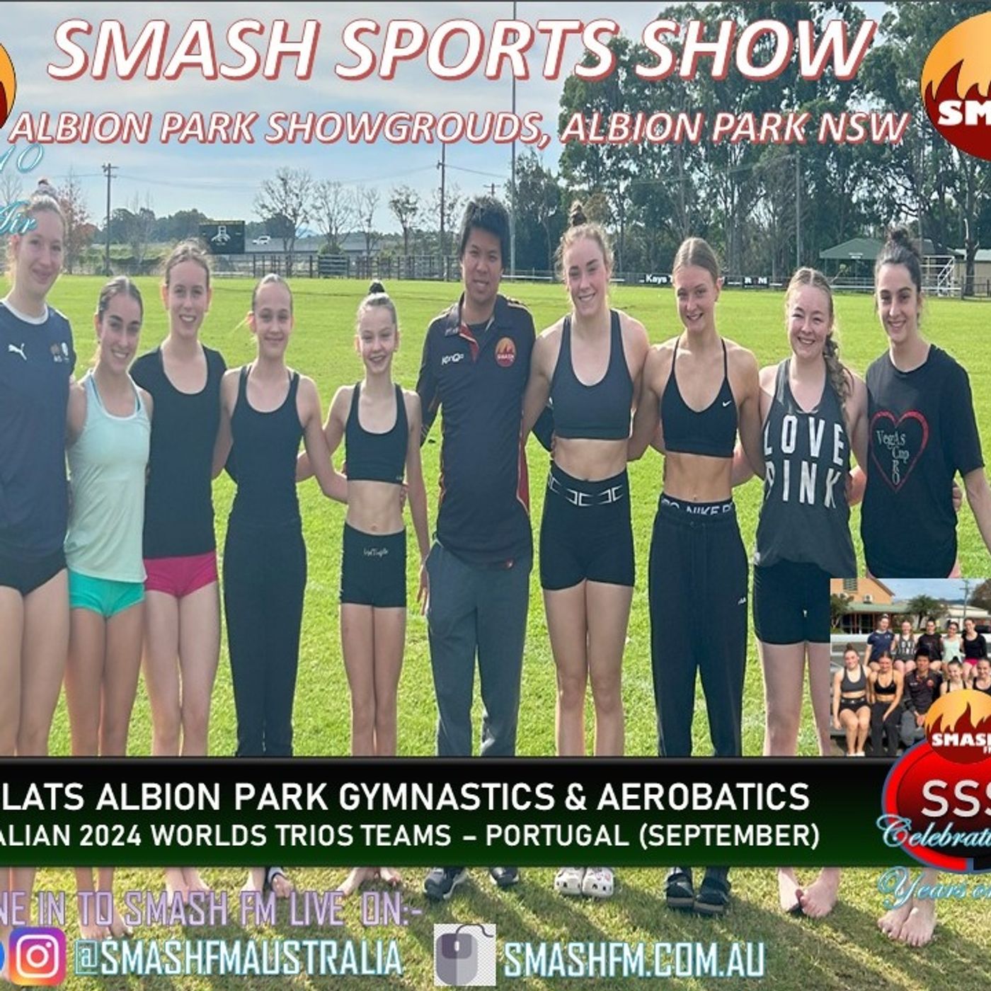 SSS10THYR: Oak Flats Albion Park Gymnastics & Acrobatics Worlds Trios Teams Interviews 250524