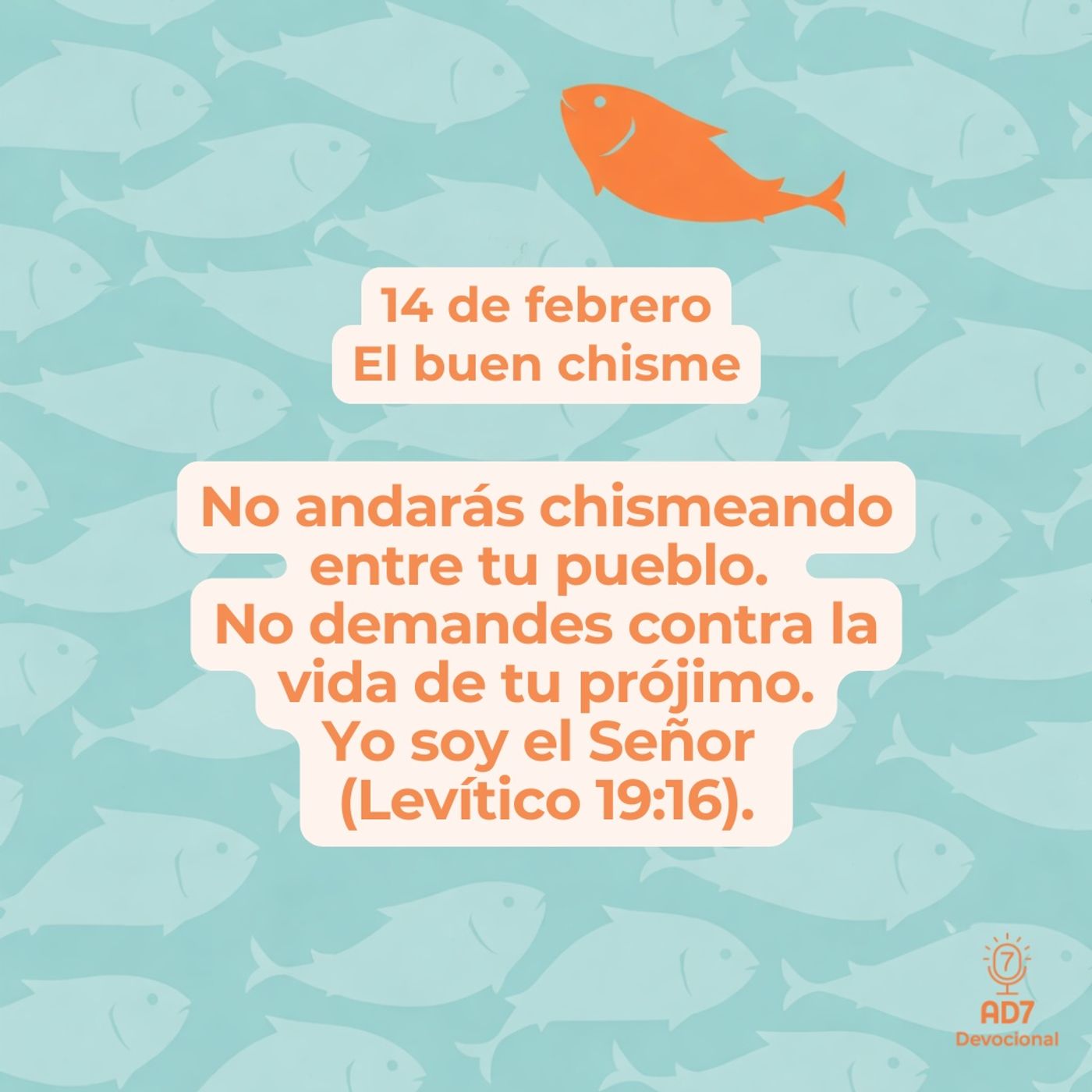 El buen chisme ~ Devocional de Jóvenes ~ 14 de febrero 2026 El buen chisme ~ Devocional de Jóvenes ~ 14 de febrero 2026