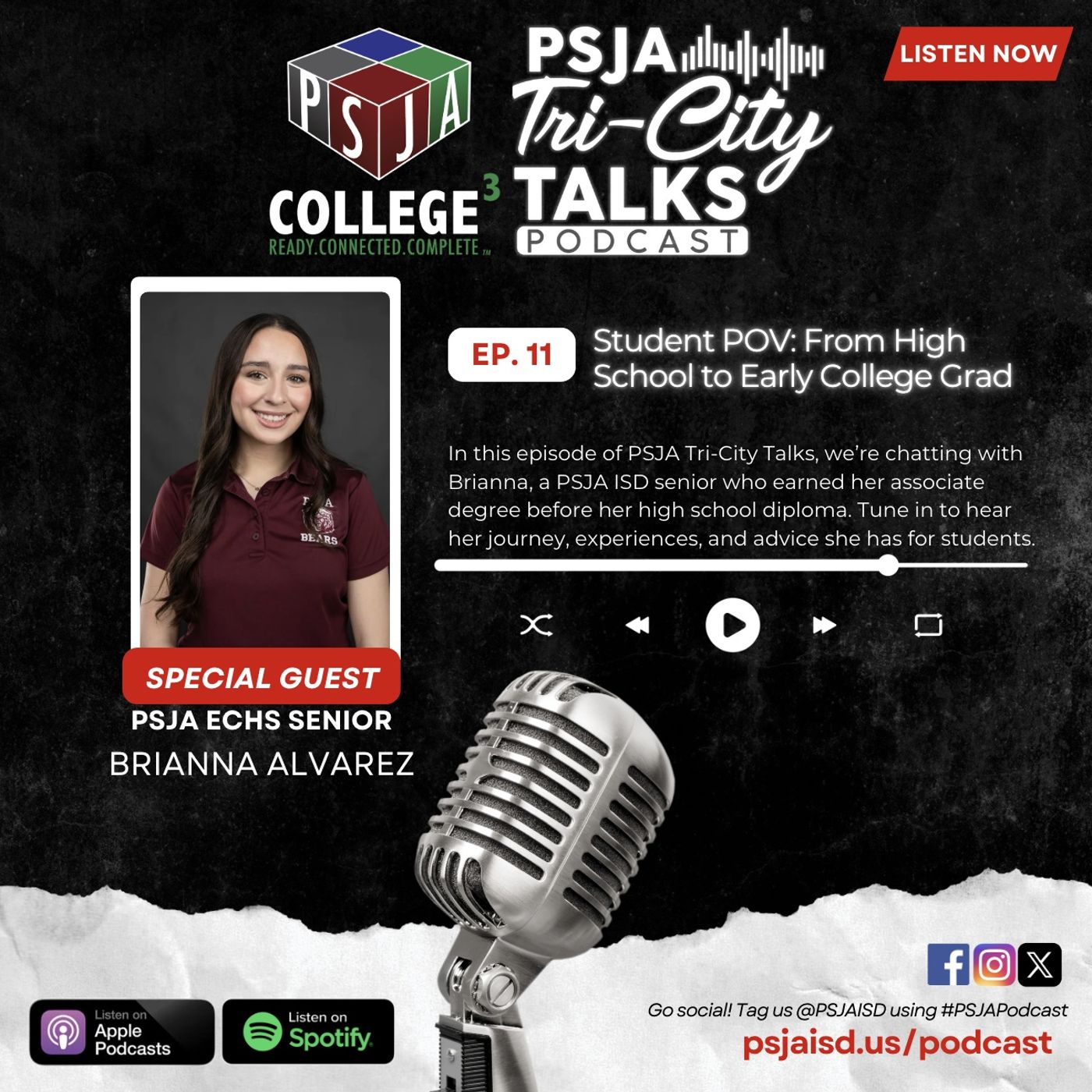 PSJA Tri-City Talks Podcast