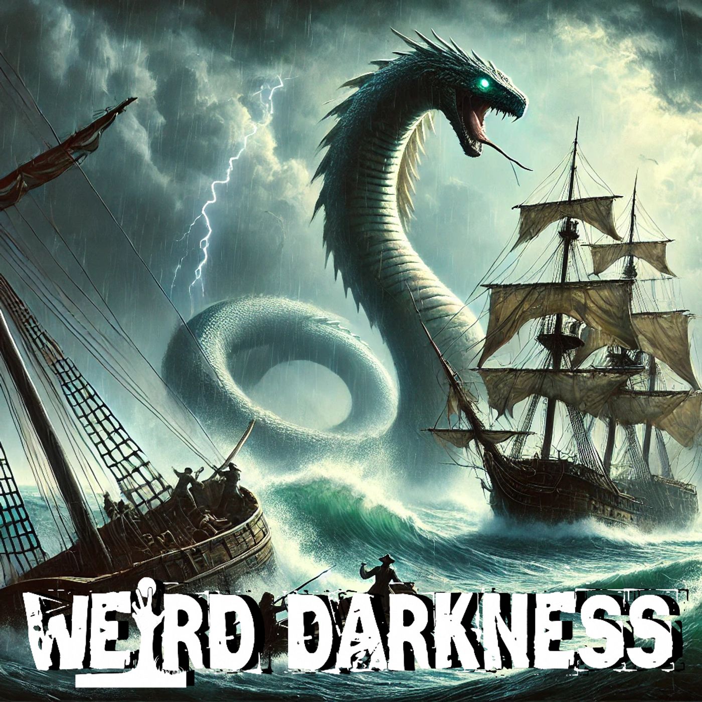 “CHASING LEVIATHAN: What Monsters of the Deep Lurk in America Right Now?” #WeirdDarkness - podcast episode cover