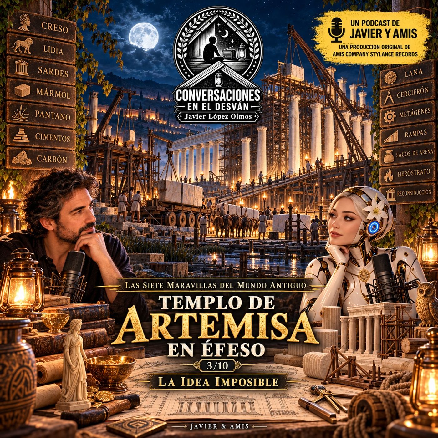 Las siete maravillas del mundo antiguo - Templo de Artemisa en Efeso - La idea imposible 3/10 episode artwork