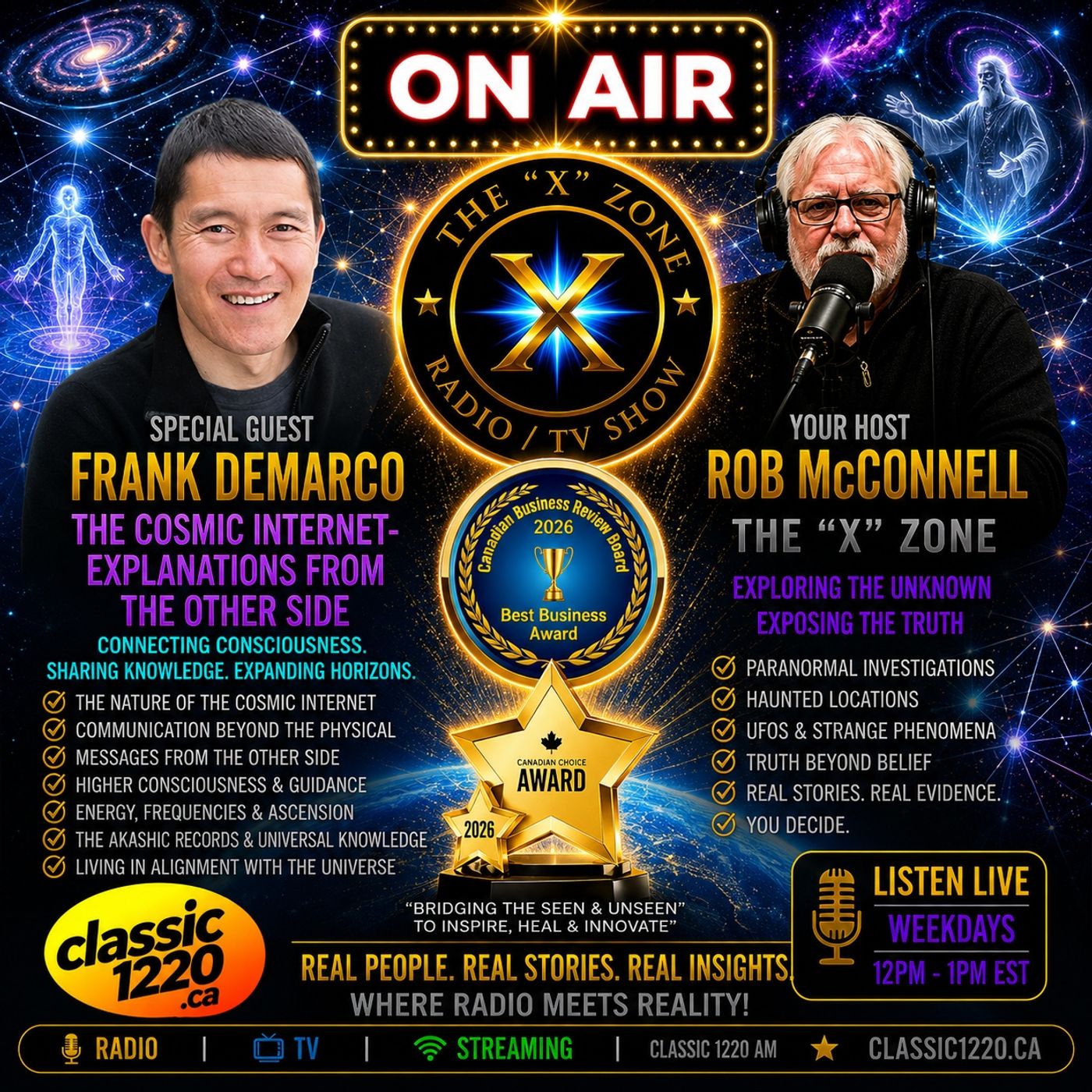 Rob McConnell Interviews - FRANK DEMARCO - The Cosmic Internet-Explanations from the Other Side episode artwork