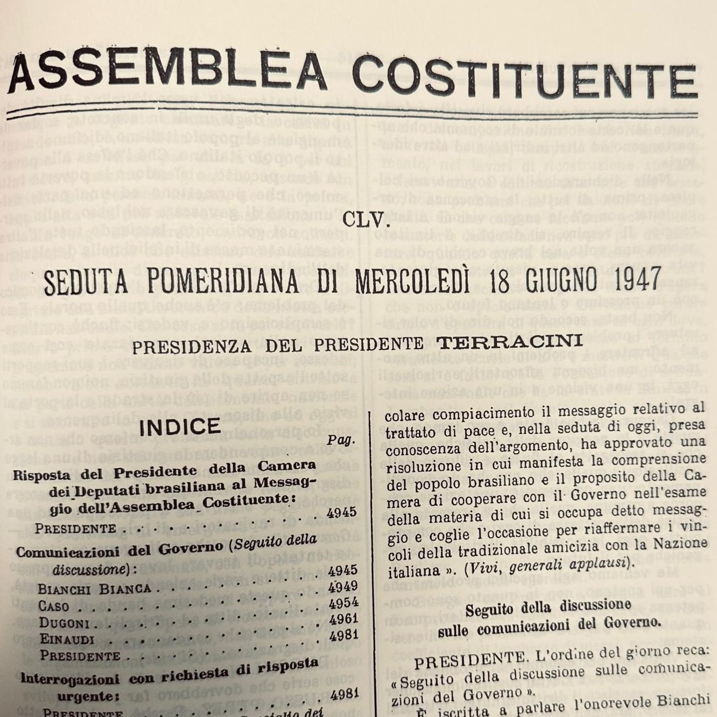 Bianca Bianchi sulla fiducia al IV Governo De Gasperi (18 giugno 1947) episode artwork