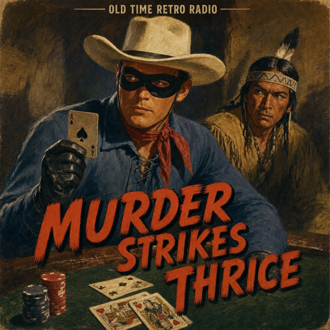 The Lone Ranger - "Murder Strikes Thrice" (Old Time Radio, 1942) episode artwork