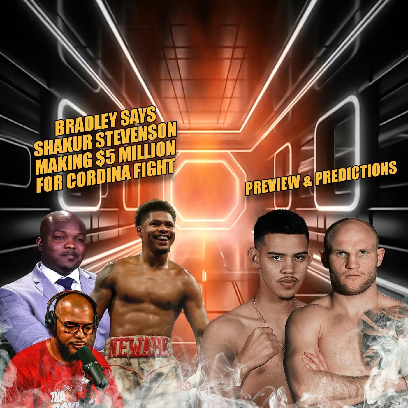 ☎️Shakur Stevenson LOL @ Everyone😂As Bradley Confirms 5 Million Purse Rumors🔥+ Pacheco vs. Sulecki episode artwork