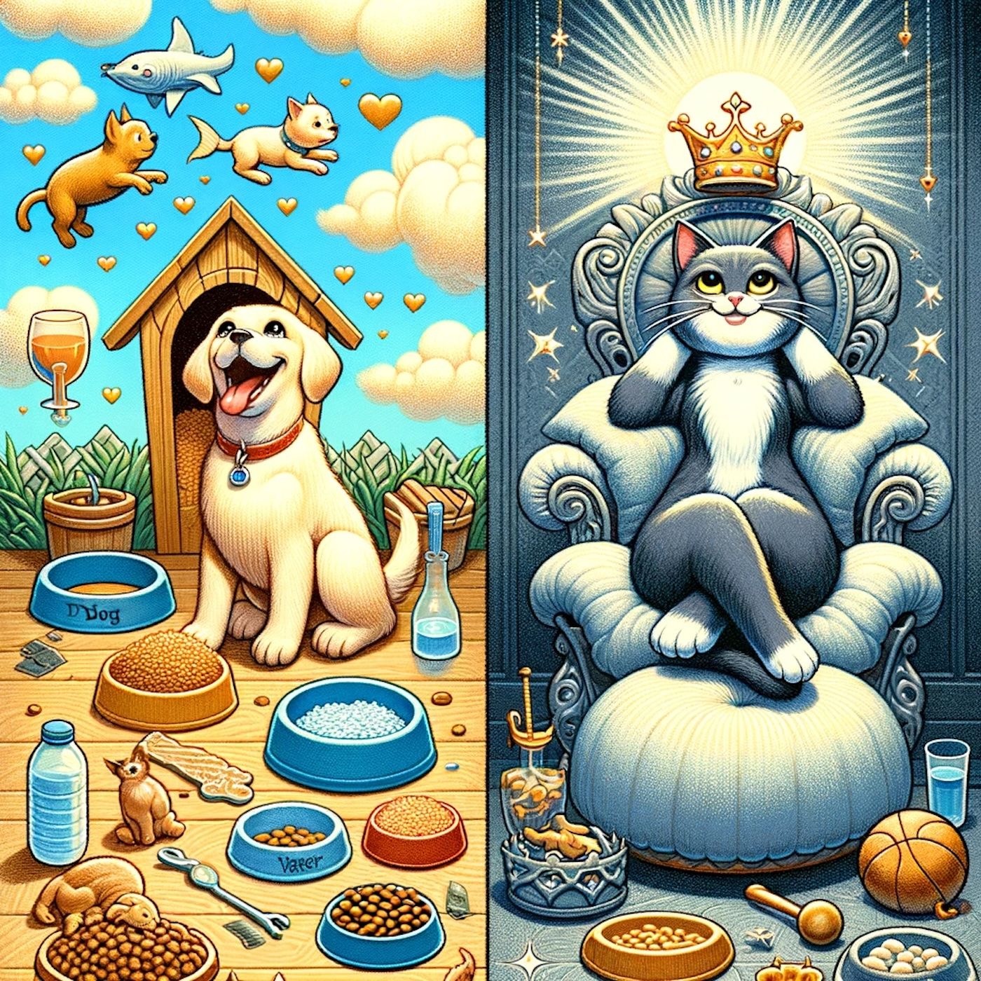 "Owners of dogs will have noticed that, if you provide them with food and water and shelter and affection, they will think you are God.." episode artwork
