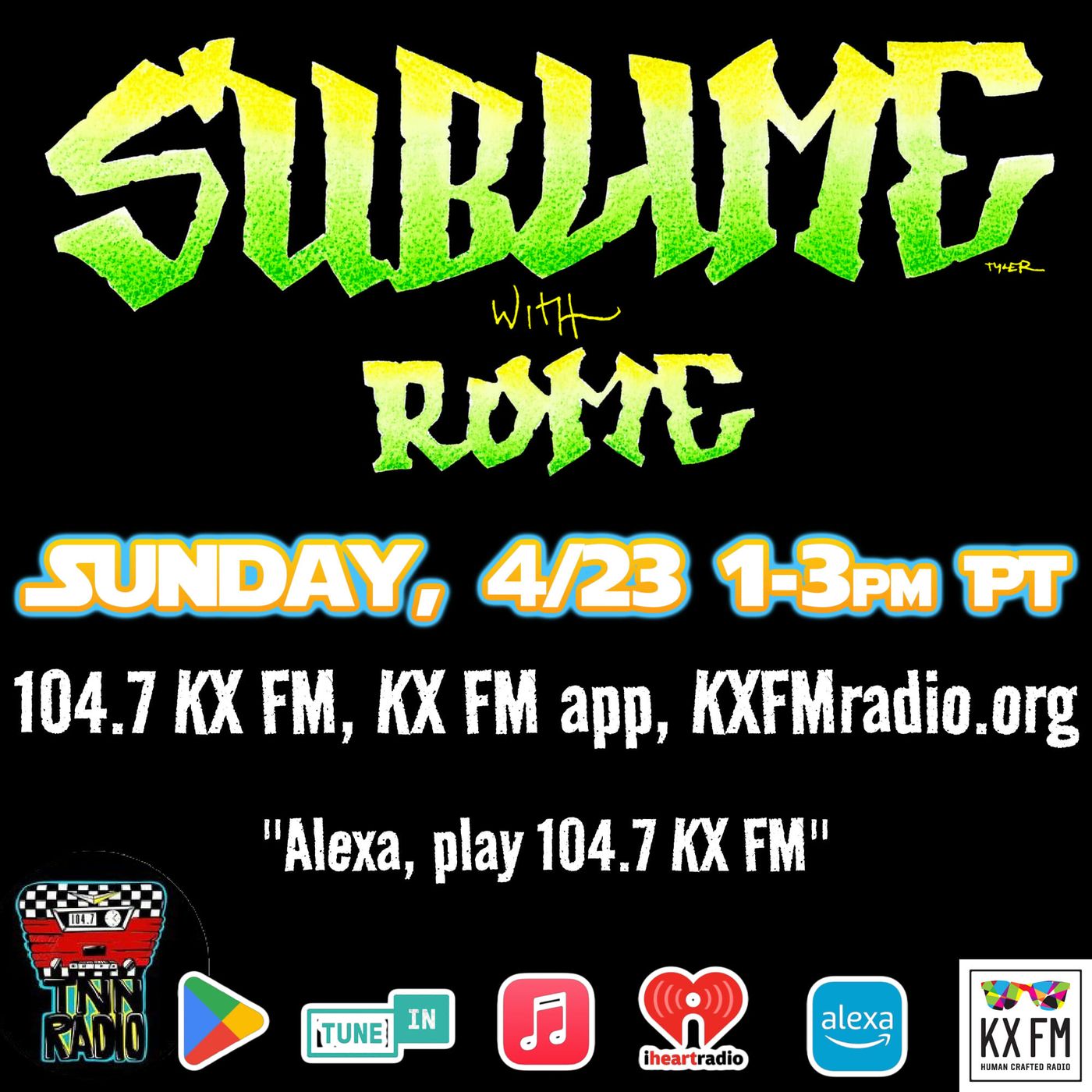 TNN RADIO | April 23, 2023 featuring Sublime with Rome episode artwork