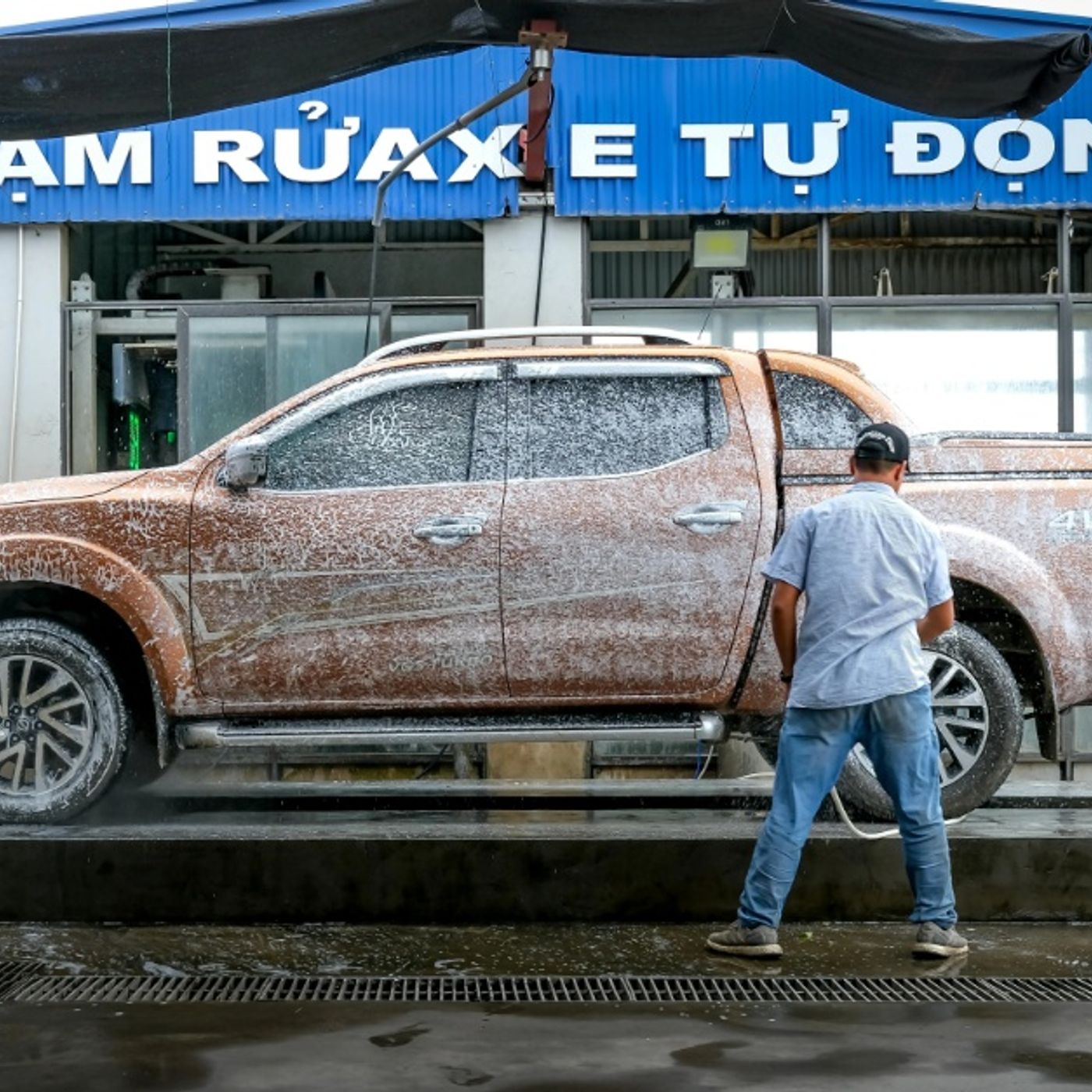 automated car wash nozzle