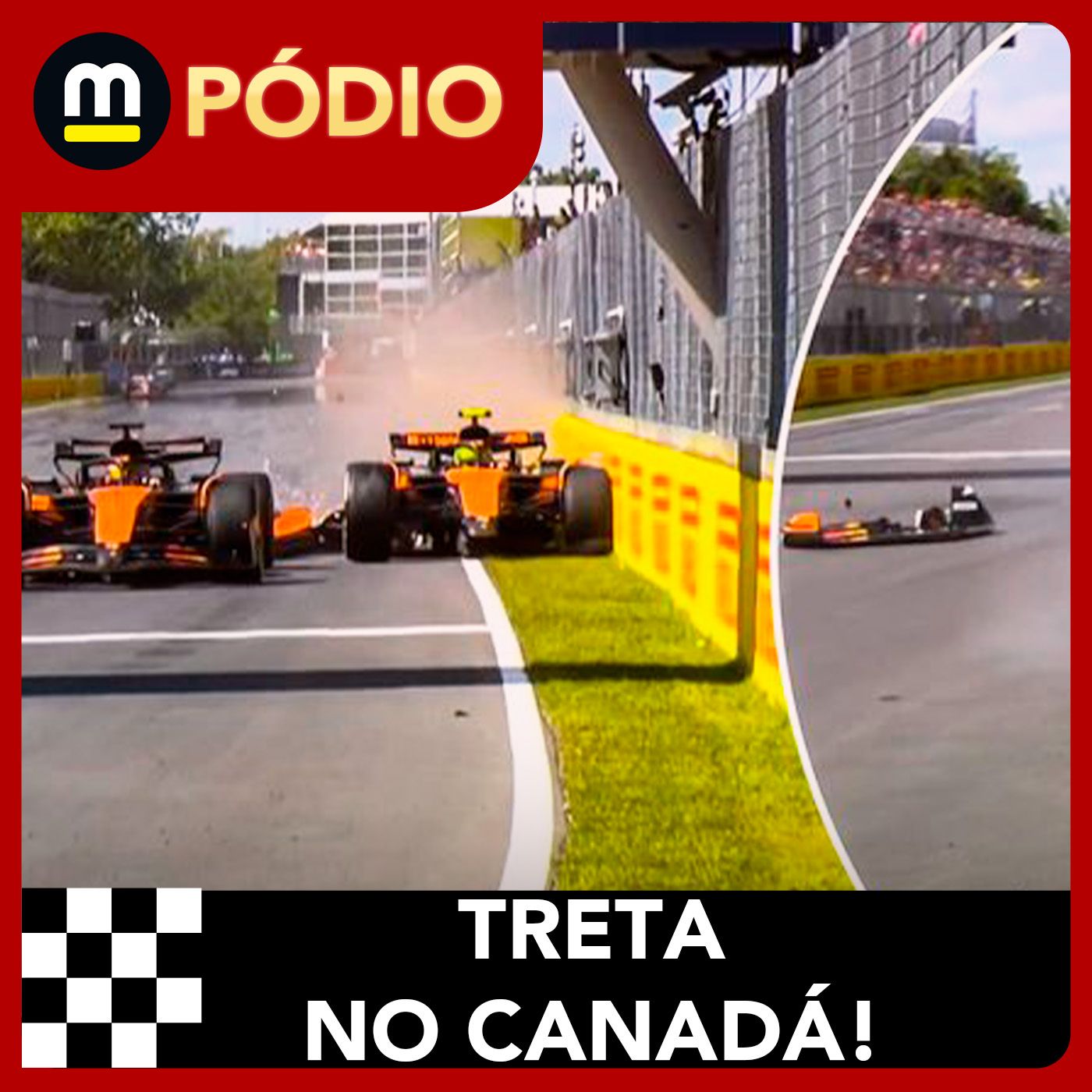NORRIS ERRA FEIO e BATE EM PIASTRI! Russell vence, Max 2º e Kimi 3º. Hulk 8º, Bortoleto 14º | Kubica episode artwork