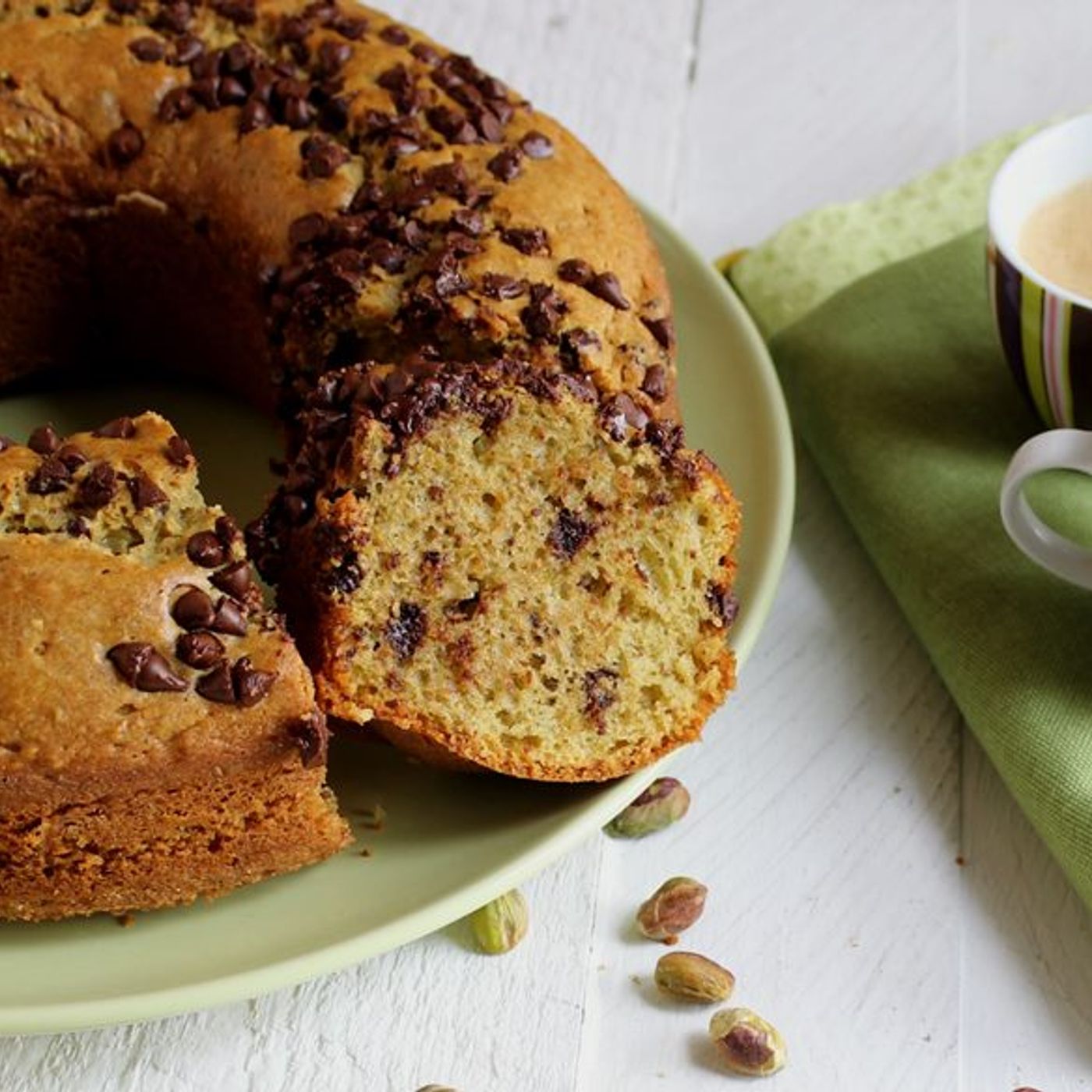 Ciambellone al pistacchio con gocce di cioccolato, semplice episode artwork
