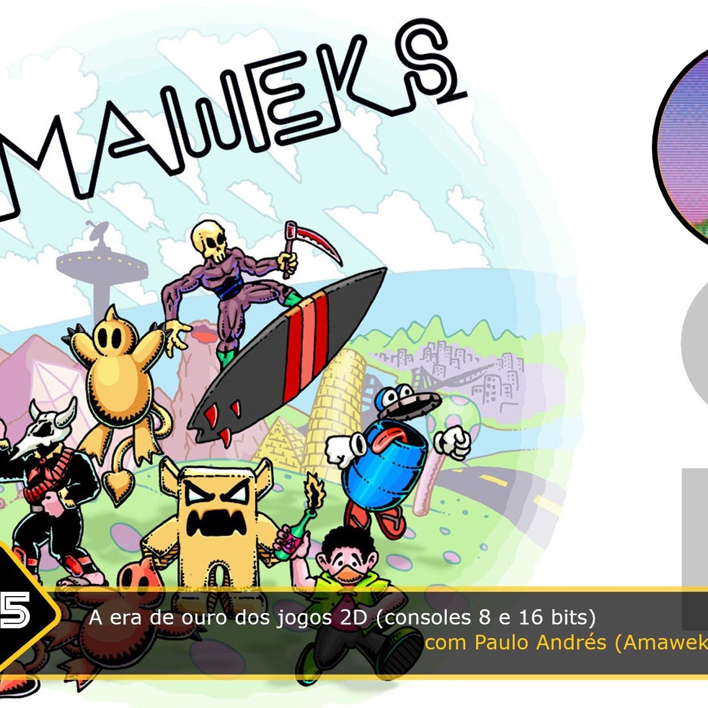 Fala Gamer Cast - #135 A era de ouro dos jogos 2D (consoles 8 e 16 bits) com Paulo Andrés (Amaweks) episode artwork
