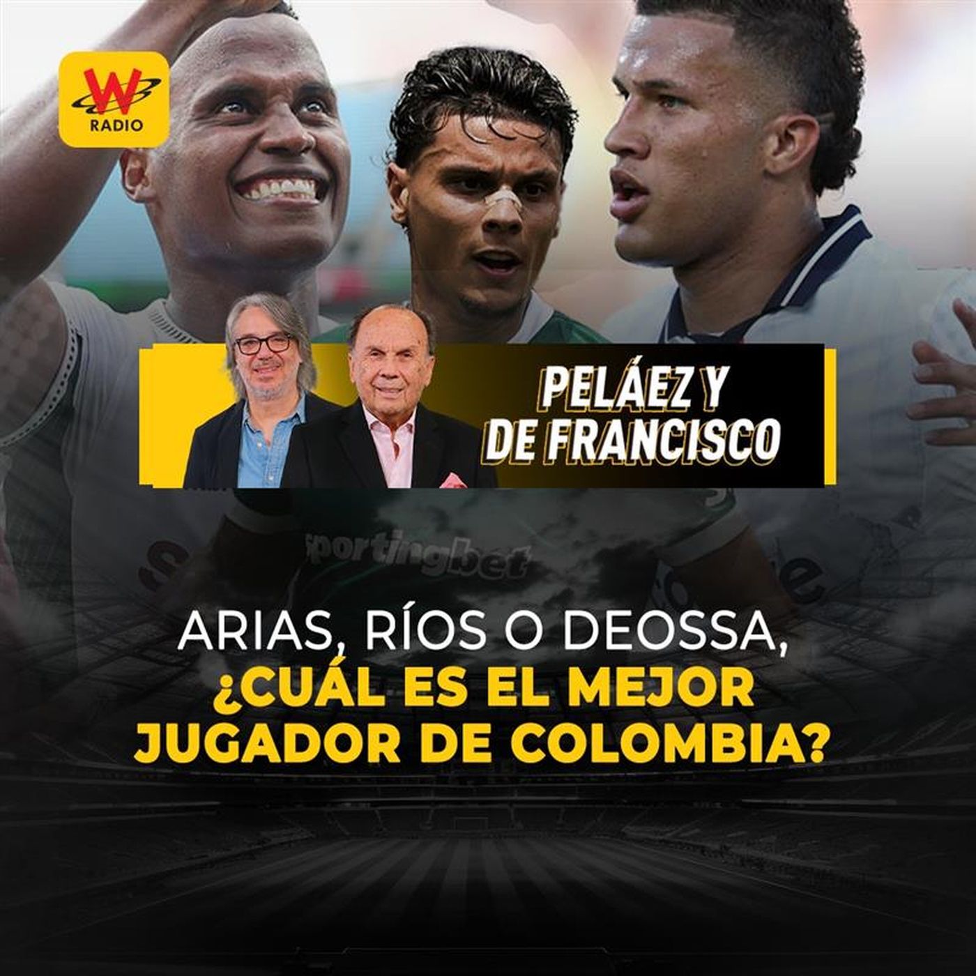 Arias, Ríos o Deossa, ¿cuál es el mejor jugador de Colombia?