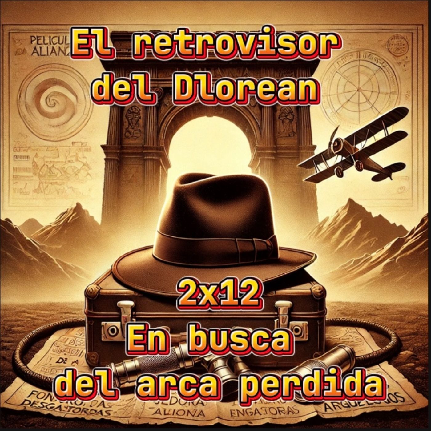 El retrovisor del Dlorean