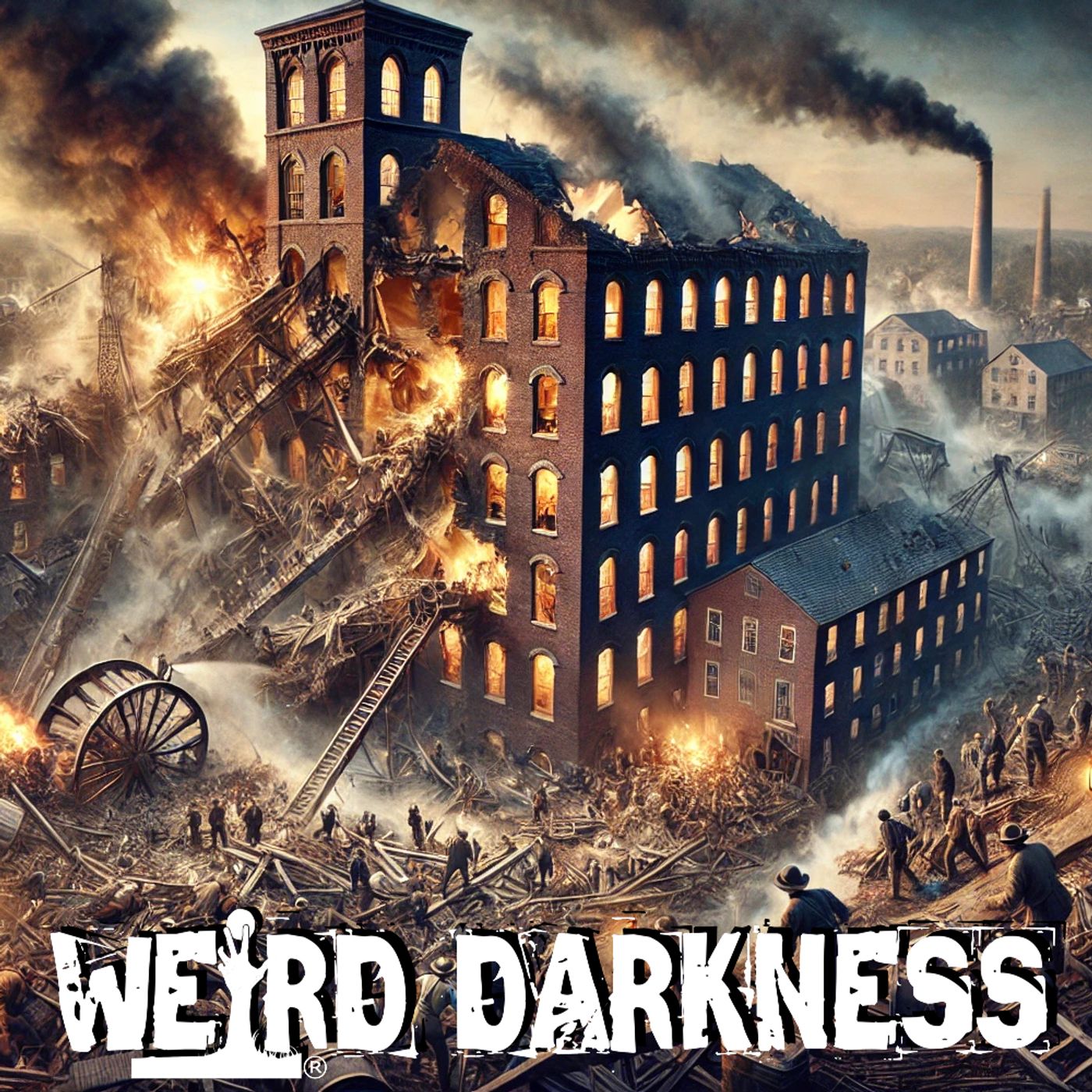 “HORROR AT PEMBERTON MILL” and More Terrifying True Stories, Plus a Creepypasta! #WeirdDarkness - podcast episode cover