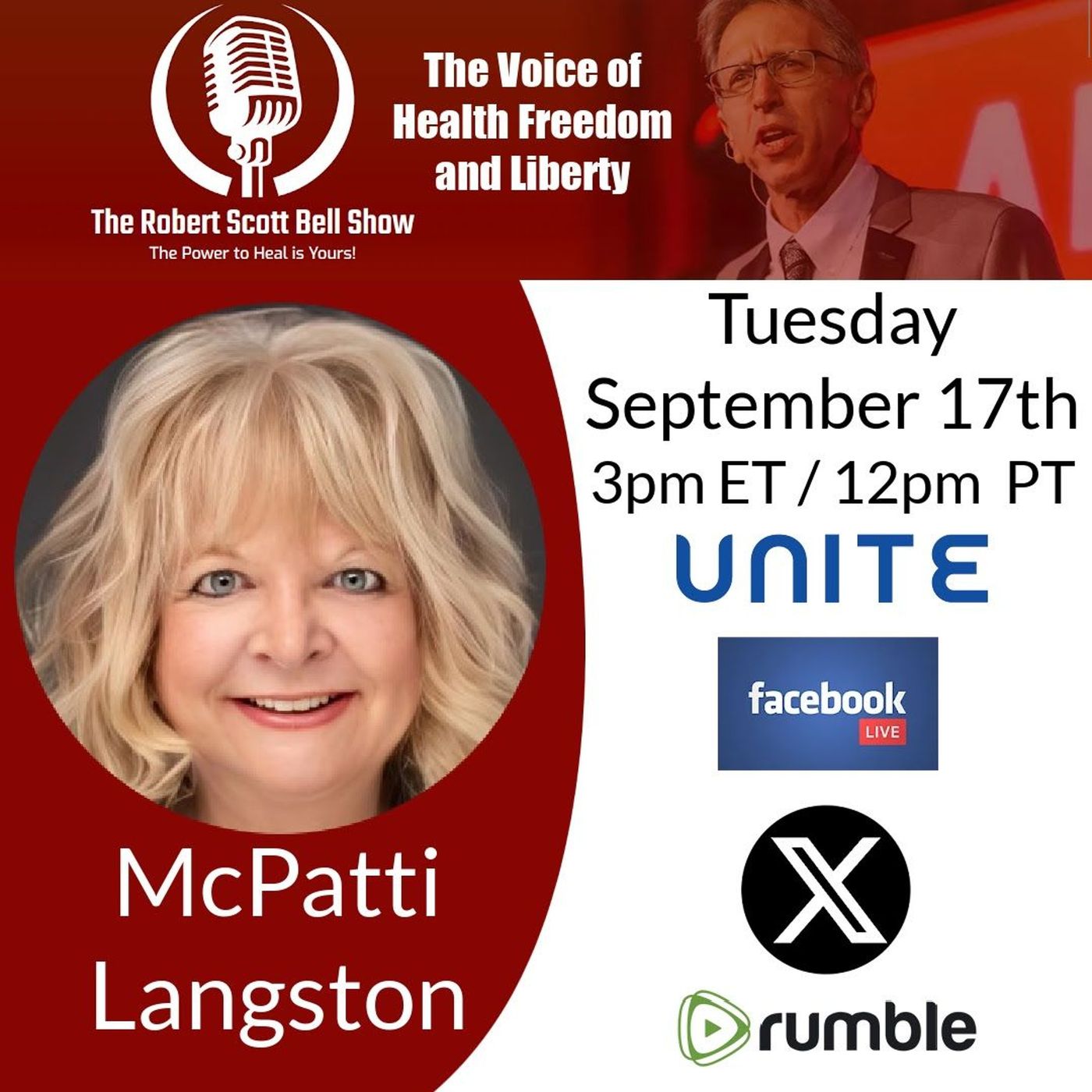 COVID homicide, Florida Vaccine Warning, McPatti Langston, East LA to Encino - The RSB Show 9-17-24 episode artwork