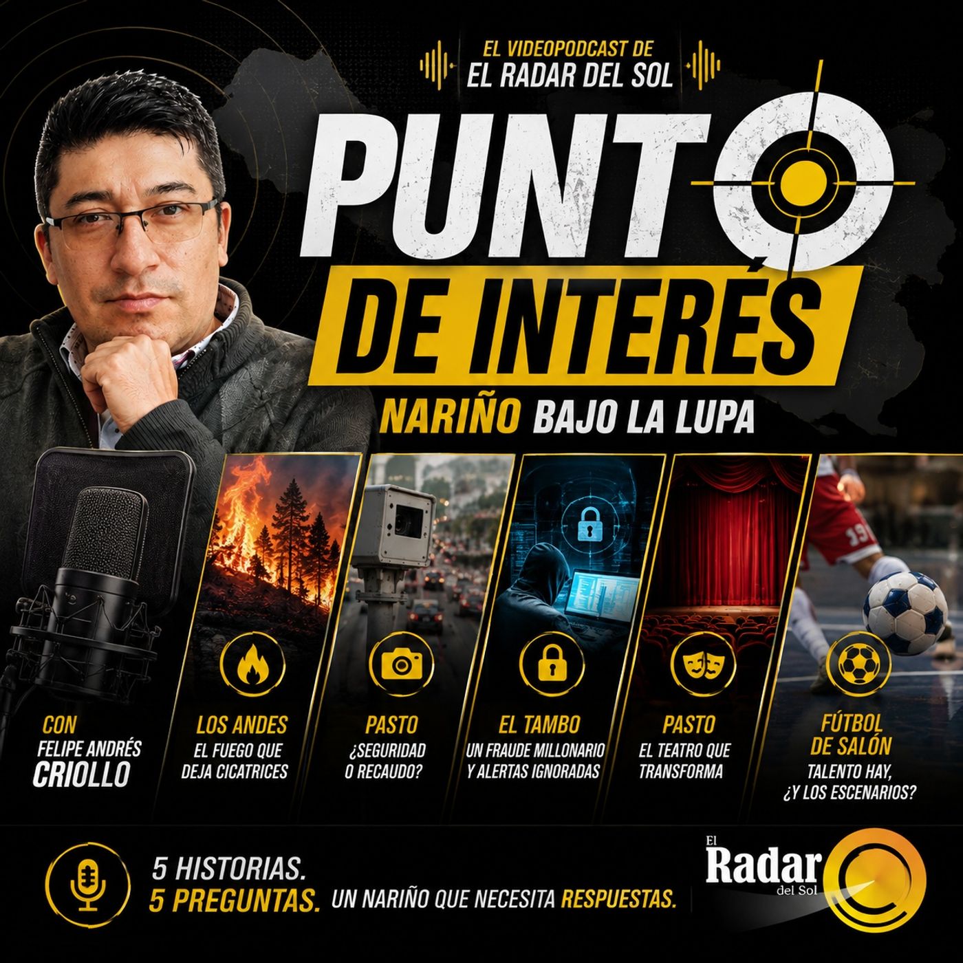 Nariño bajo la lupa: incendios, fotomultas, fraude y deporte | Punto de Interés episode artwork