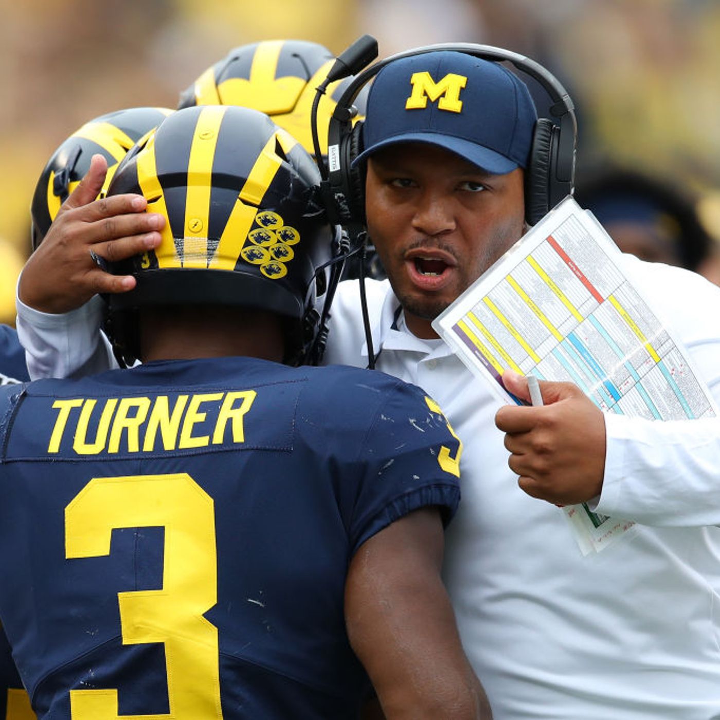 Tiger vs. Phil Part II, Michigan Coordinators Under Pressure, NHL’s Plan to Possibly Return, & Top Five Football Helmets episode artwork