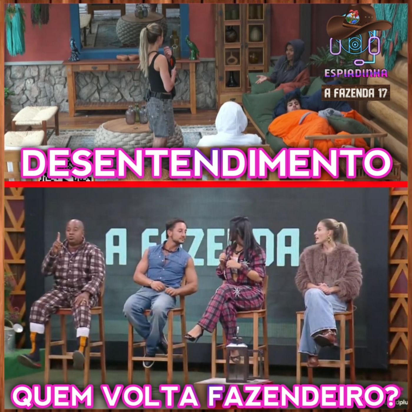 ROÇA: Toninho, Mesquita, Duda e Saory + Saory NÃO confia na Carol | A Fazenda 17