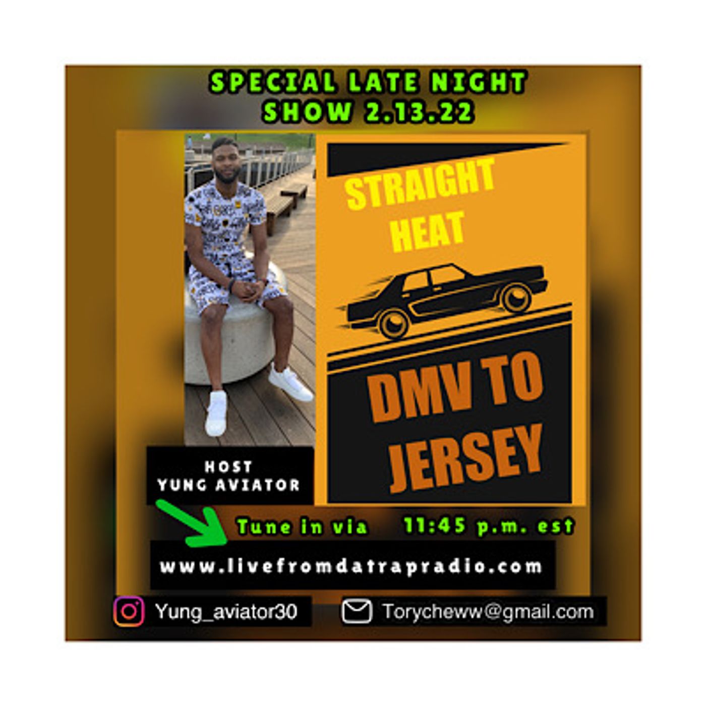Straight Heat DMV to Jersey