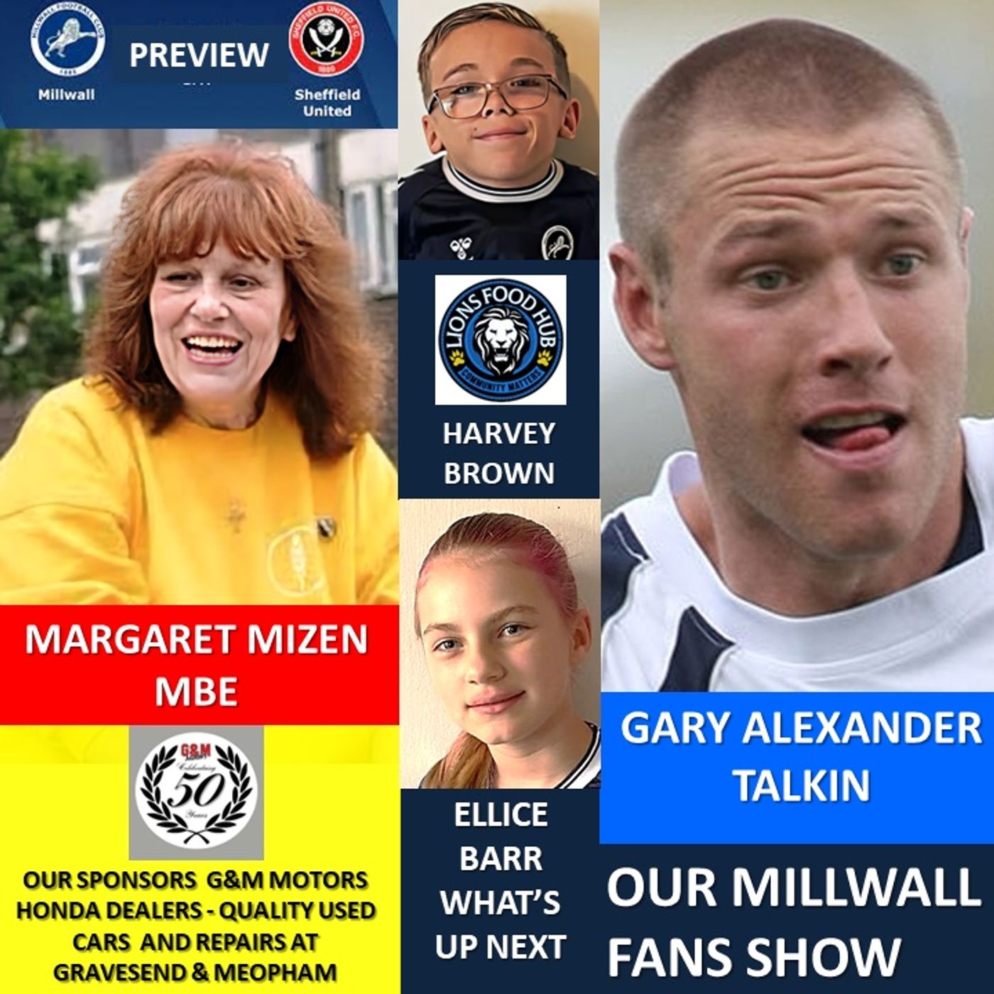 Our Millwall Fans Show - Sponsored by G&M Motors - Meopham & Gravesend 17/02/23 episode artwork