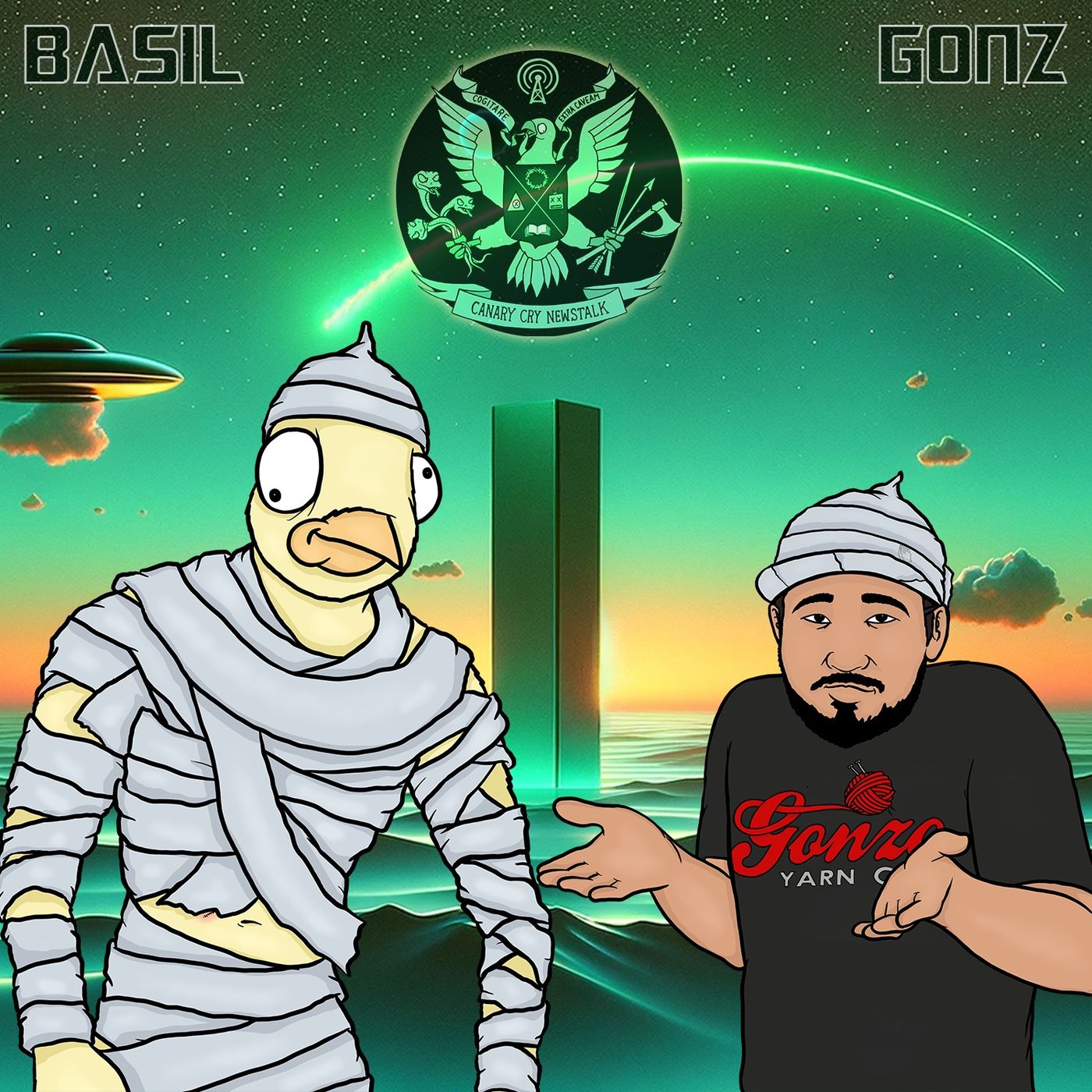 MONOLITH OF THE BEAST | Alt Don Lemon, Robot beast Fashion, Green Devil Comet | CCNT 723