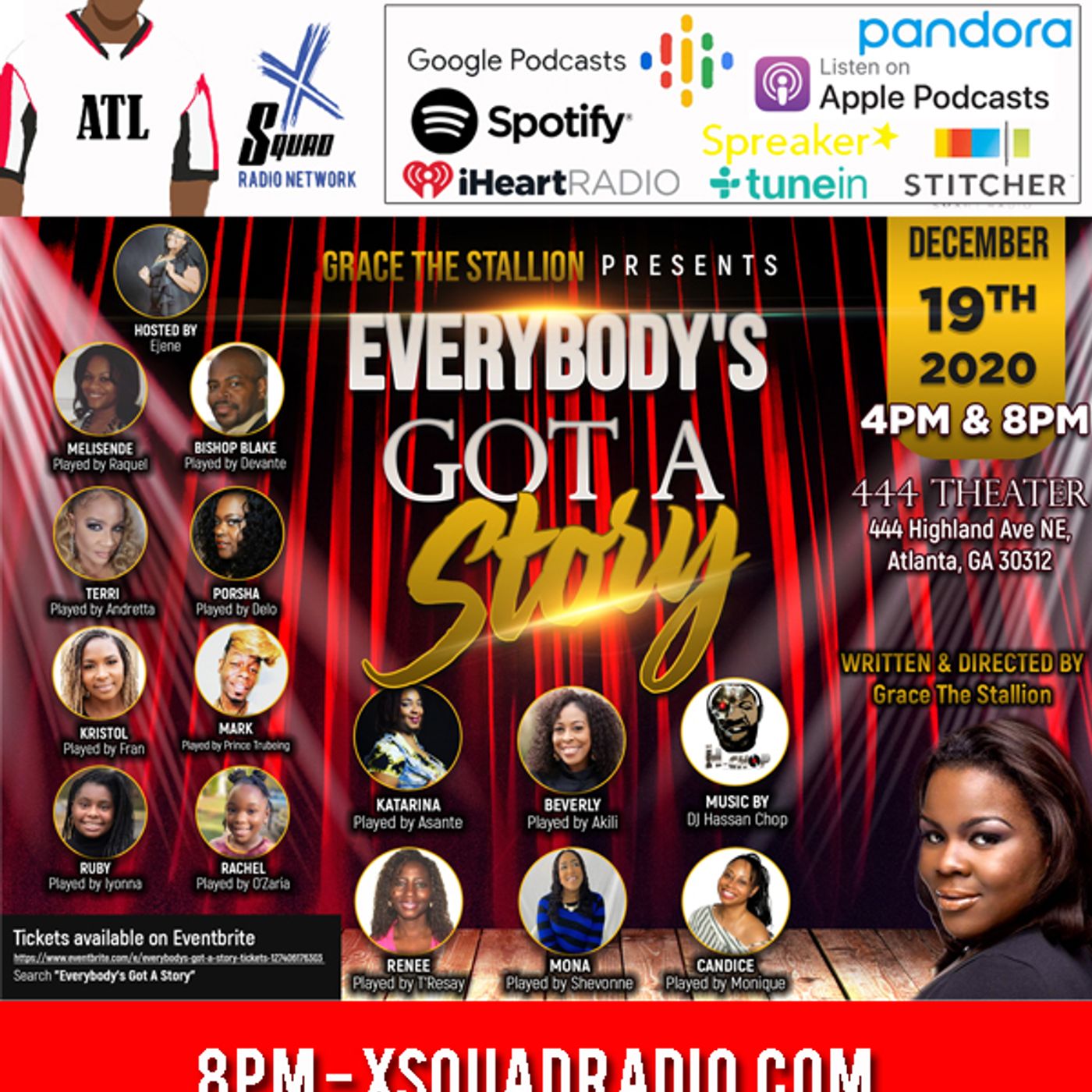 Kickin' it With Grace The Stallion on Upcoming Stage Play "Everybody's Got A Story" episode artwork