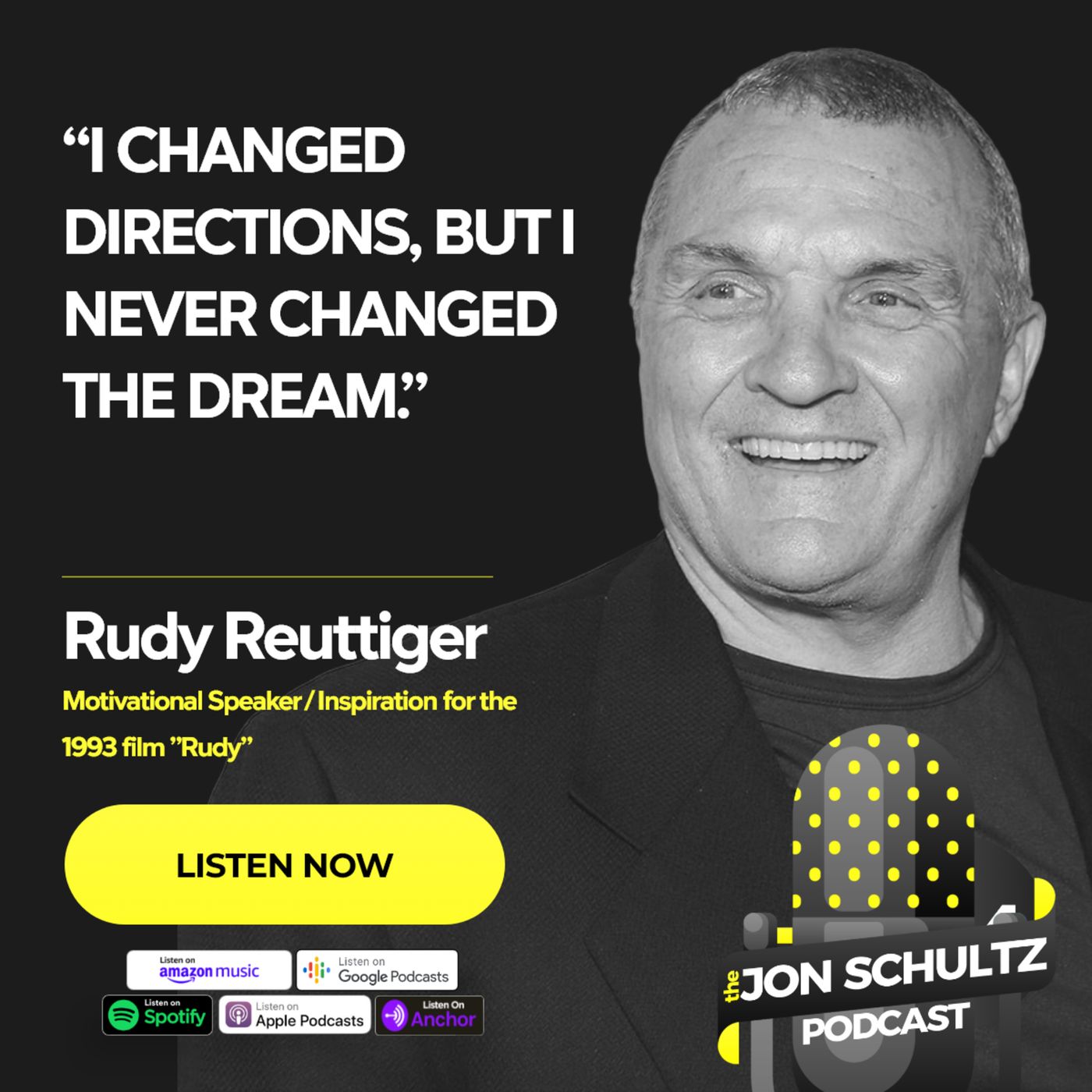 Perseverance Personified: Playing the Part with Rudy Ruettiger