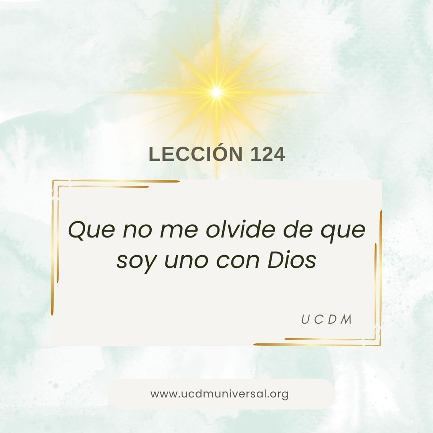 UCDM Universal LECCIÓN DEL DÍA