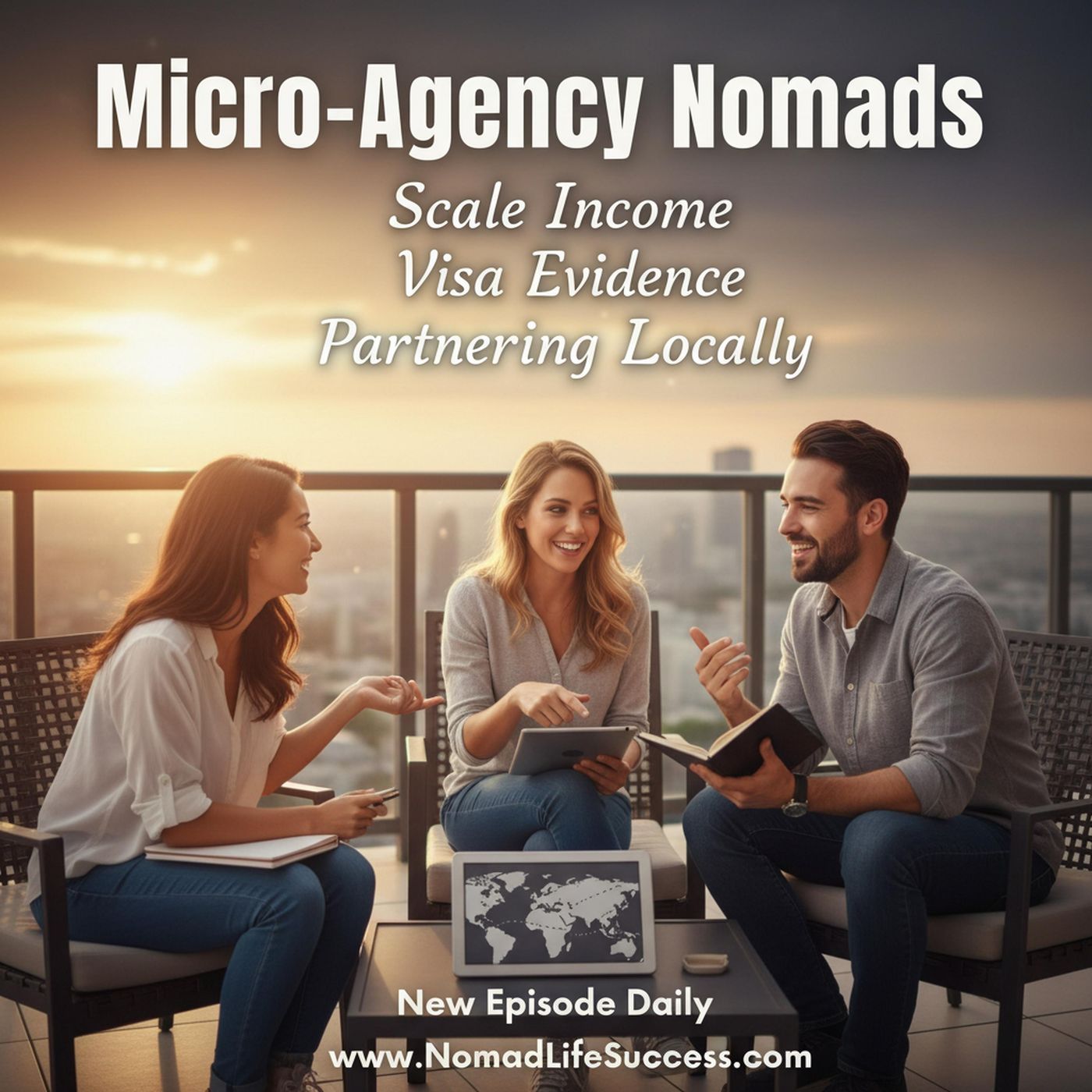 Micro-Agency Nomads: Scale Income & Visa Evidence by Partnering Locally