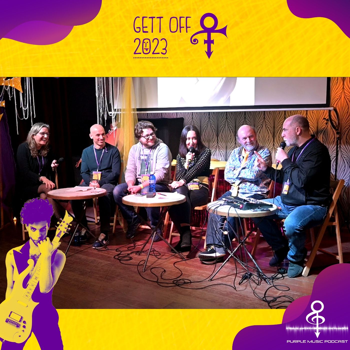 Purple Music Podcast 5x03 - Directo Gett Off 2023 - "Prince en los años 90" episode artwork